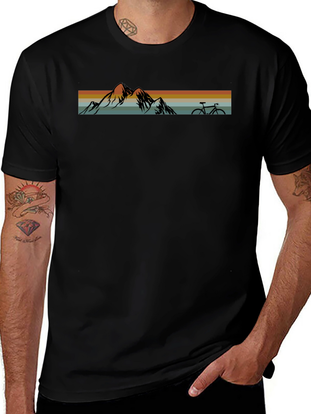 Mountain Bike Retro Graphic Tee