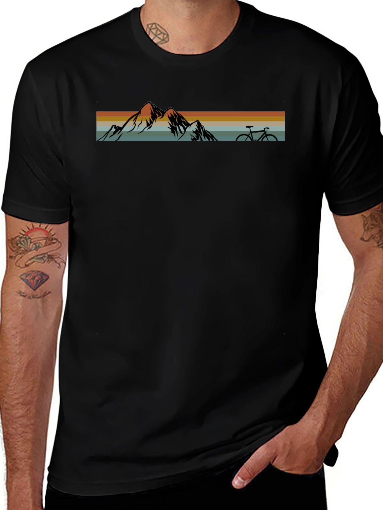 Mountain Bike Retro Graphic Tee