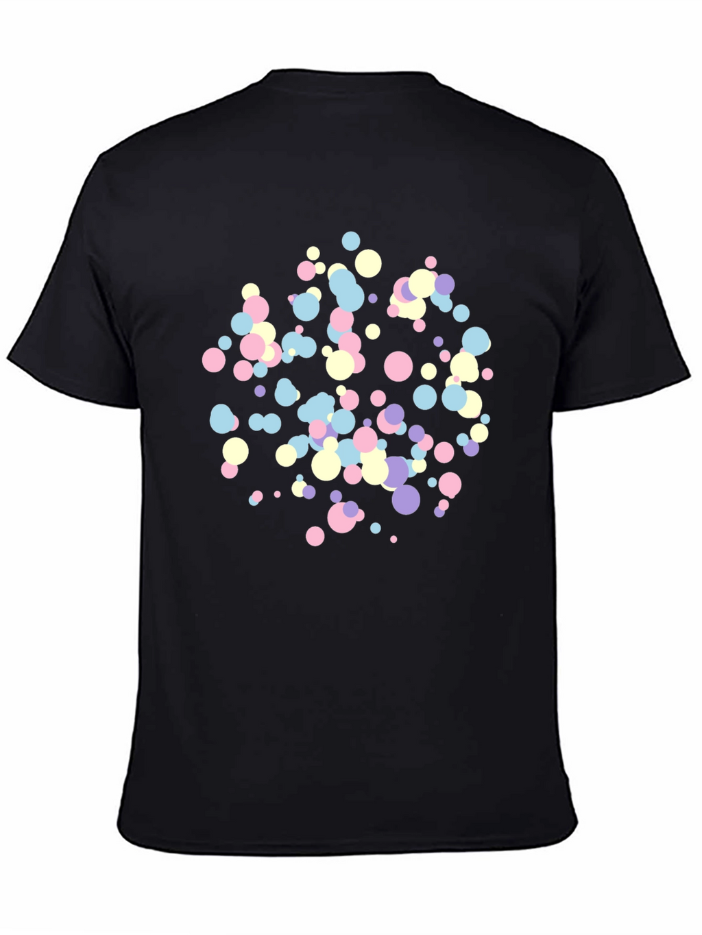 Confetti Dot Black T-Shirt