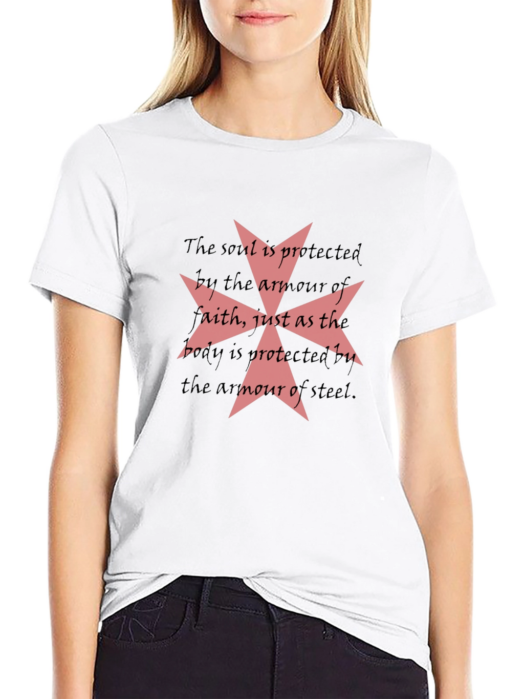 Knights Templar Armor of Faith Graphic T-Shirt
