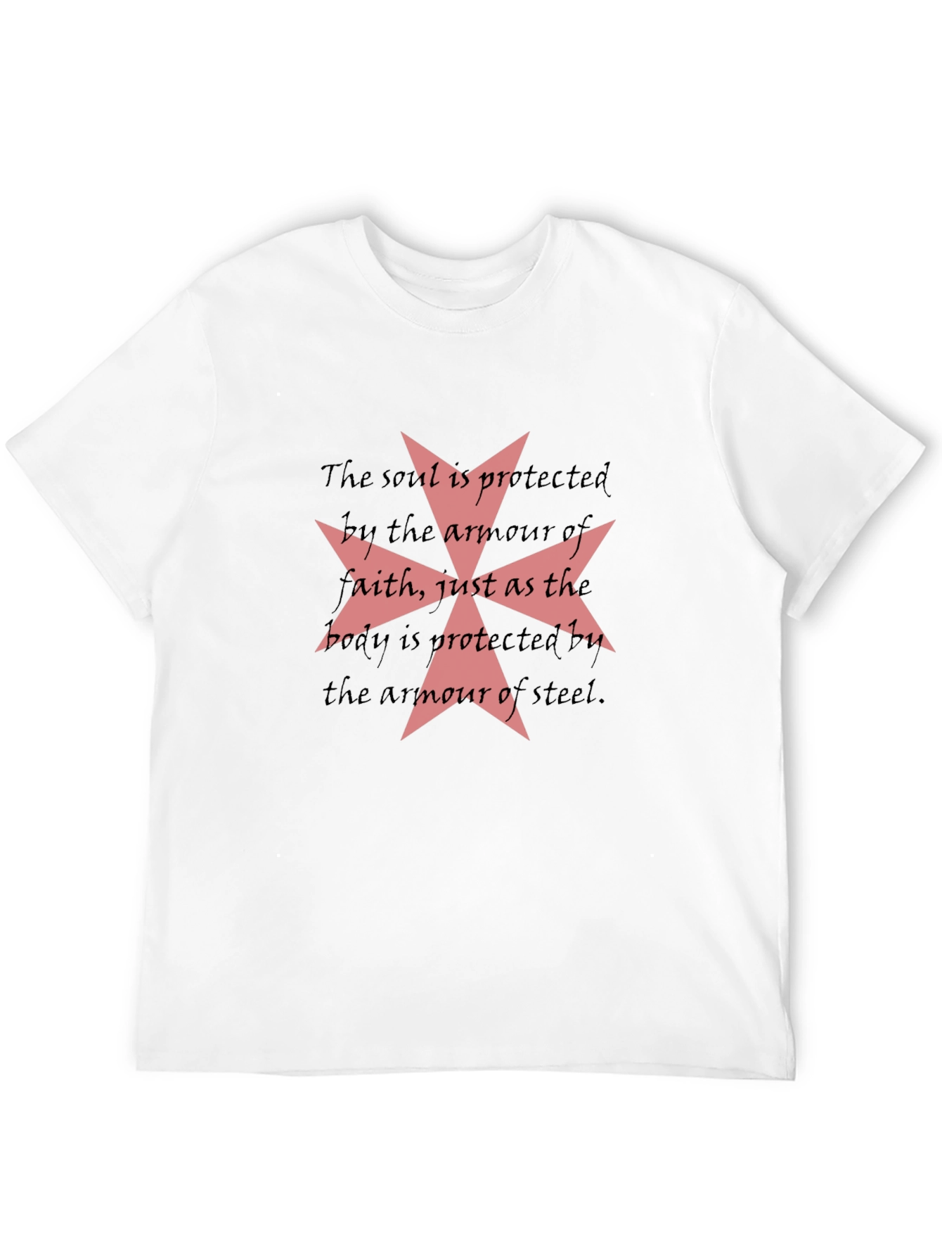 Knights Templar Armor of Faith Graphic T-Shirt