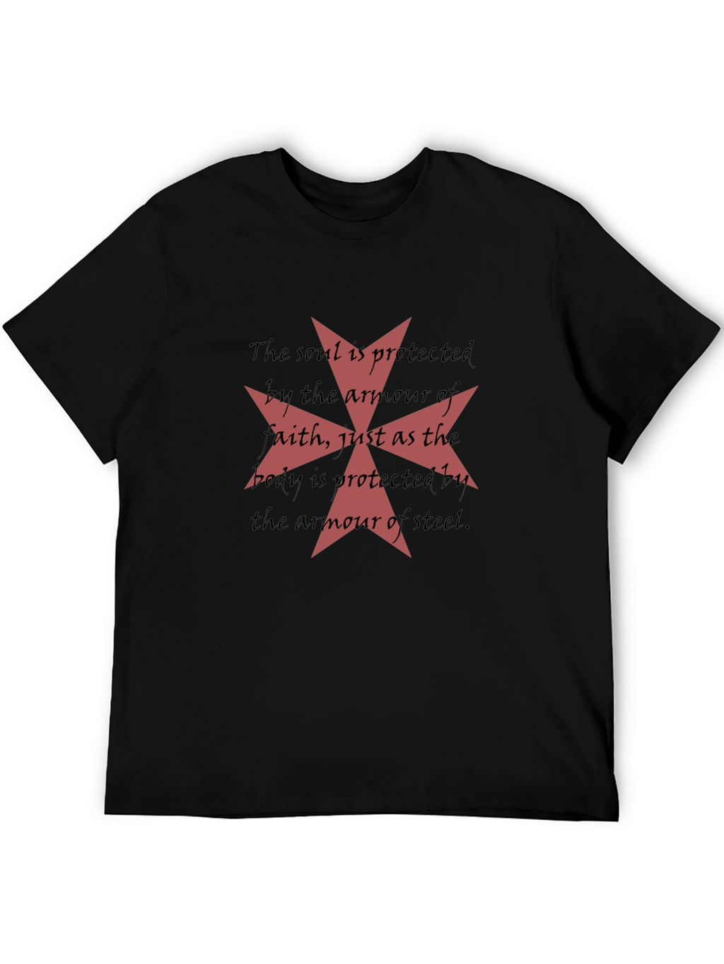 Knights Templar Armor of Faith Graphic T-Shirt