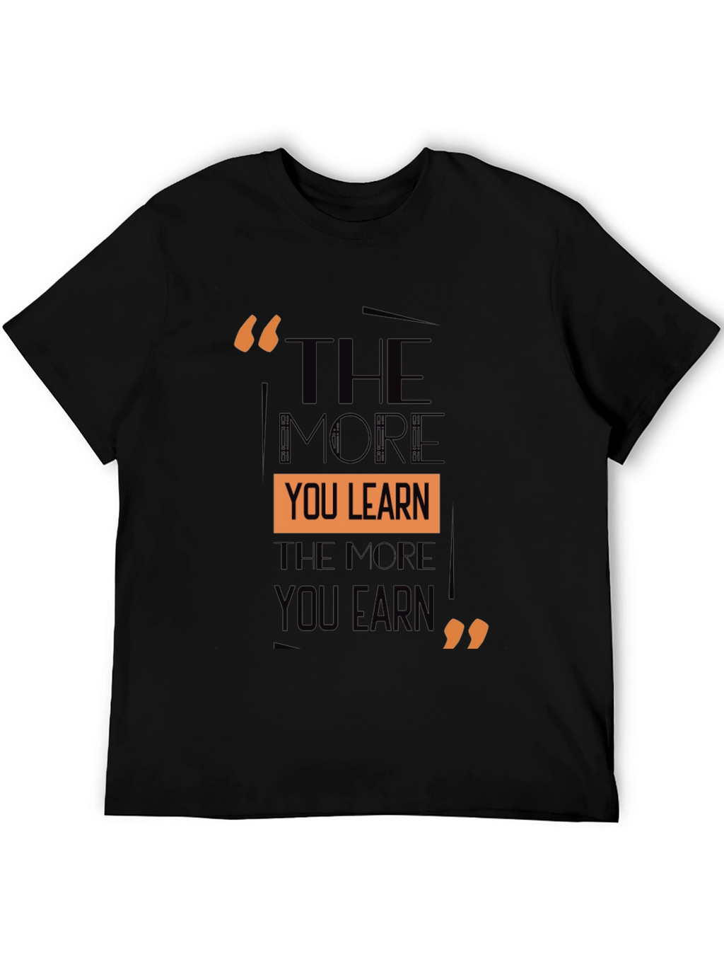 The More You Learn T-Shirt