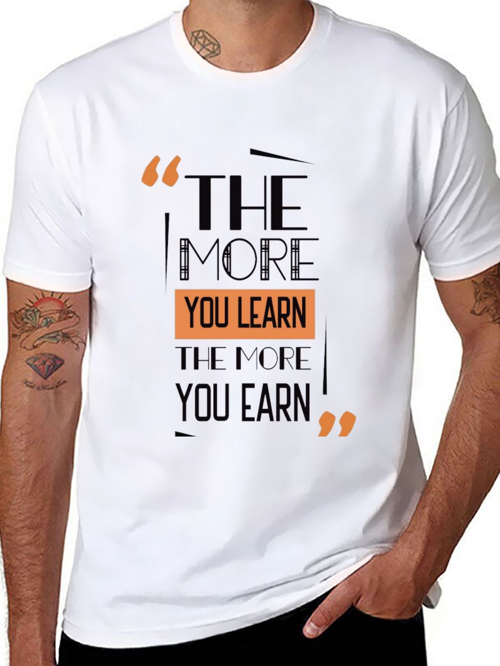 The More You Learn T-Shirt