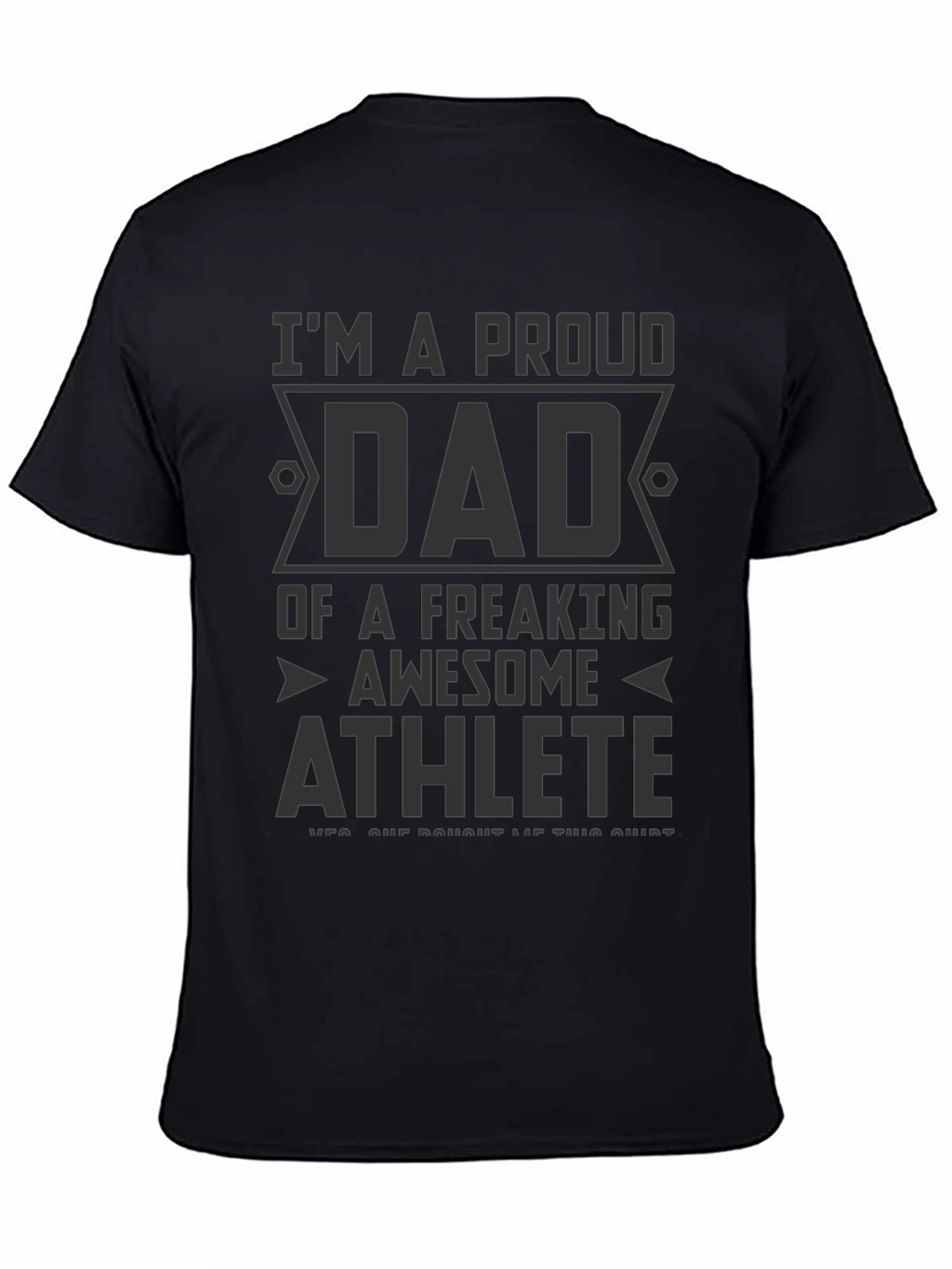 Proud Dad of Awesome Athlete Graphic T-Shirt