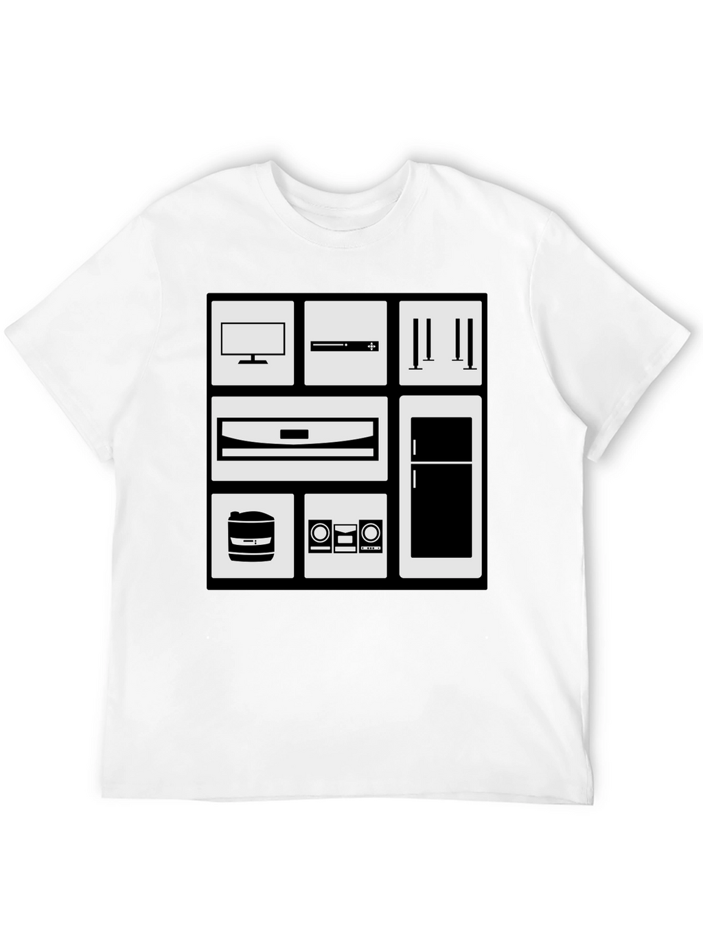 Appliance Icon Black Graphic Tee