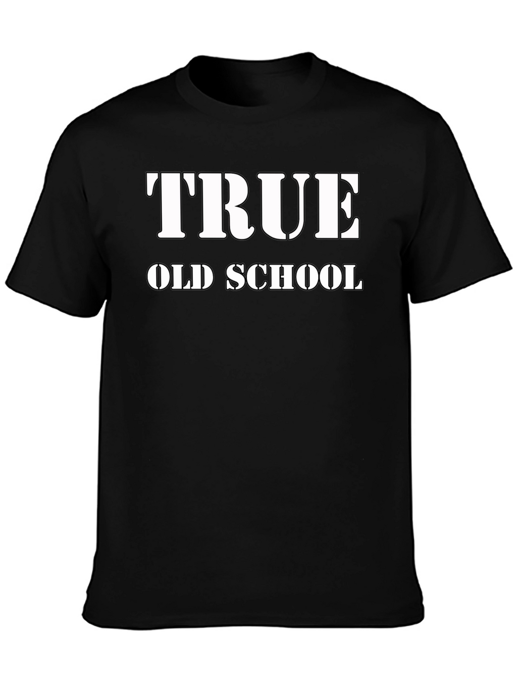 True Old School Black T-Shirt