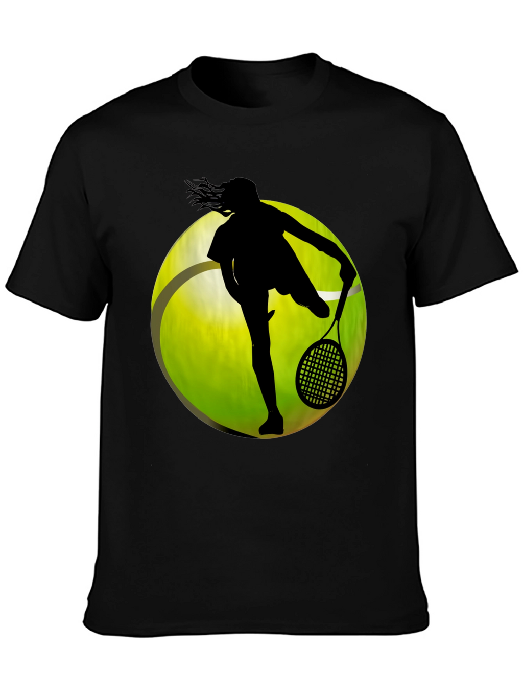 Tennis Player Graphic T-Shirt