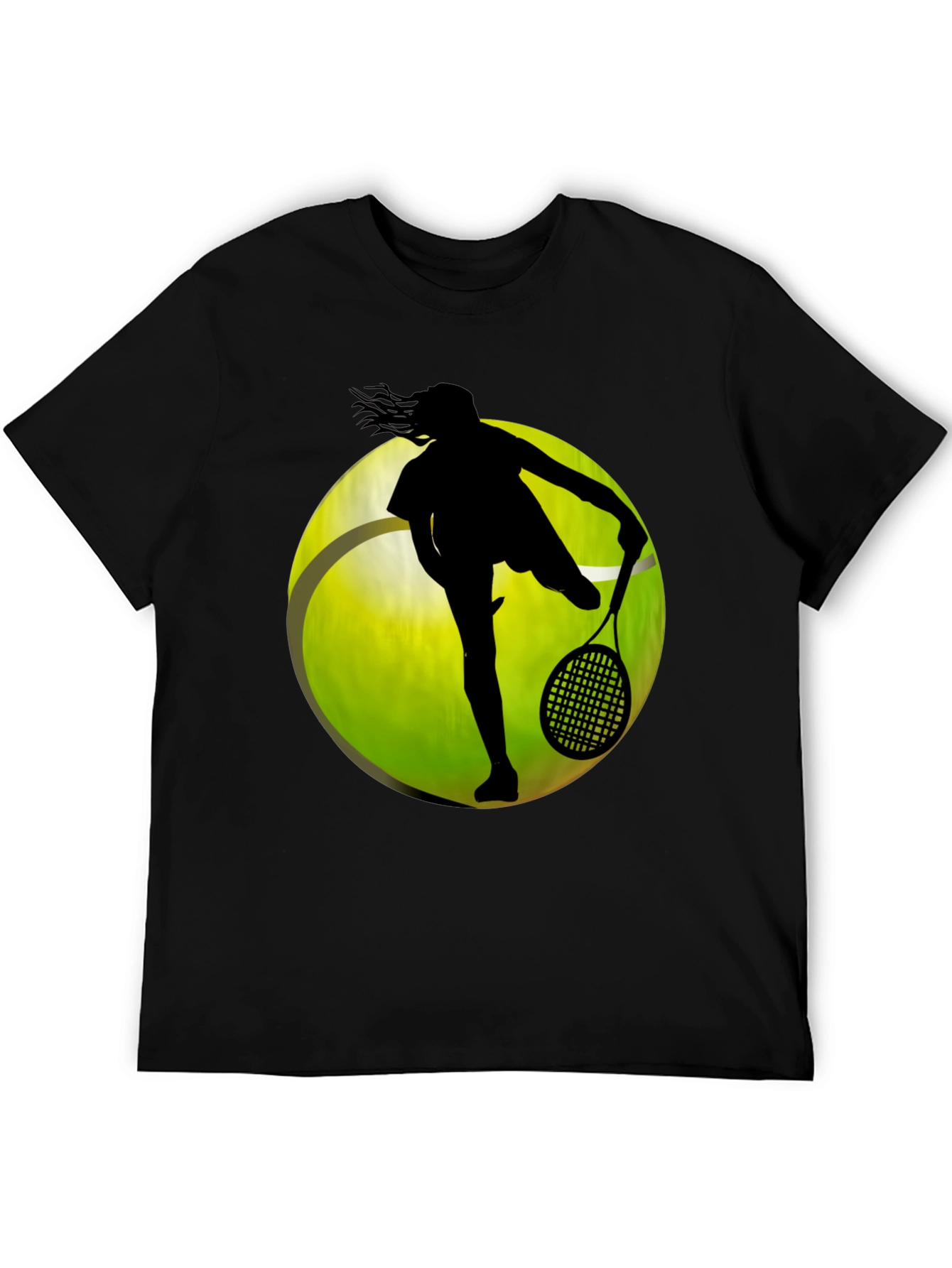 Tennis Player Graphic T-Shirt
