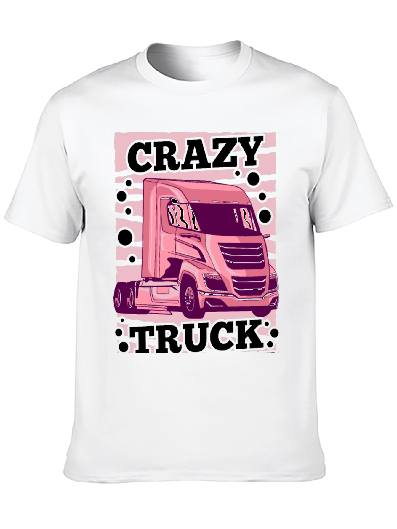 Crazy Truck Black T-Shirt