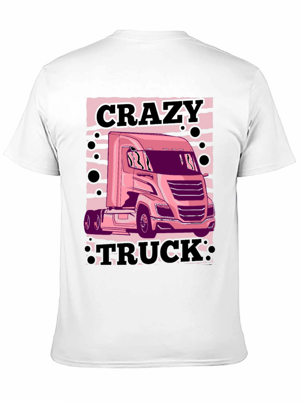 Crazy Truck Black T-Shirt