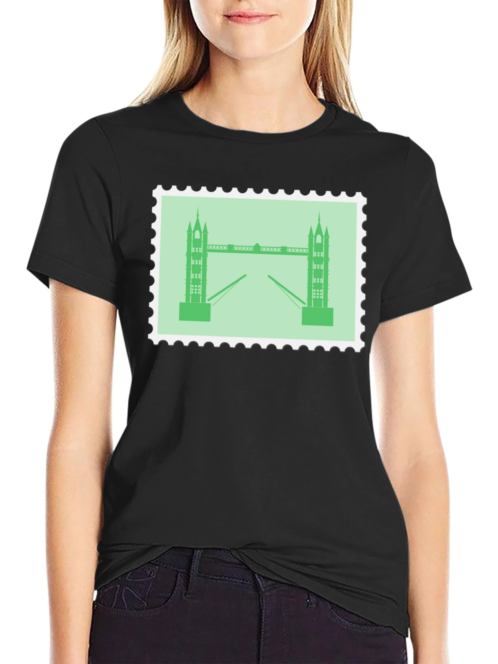 London Bridge Stamp Style Tee