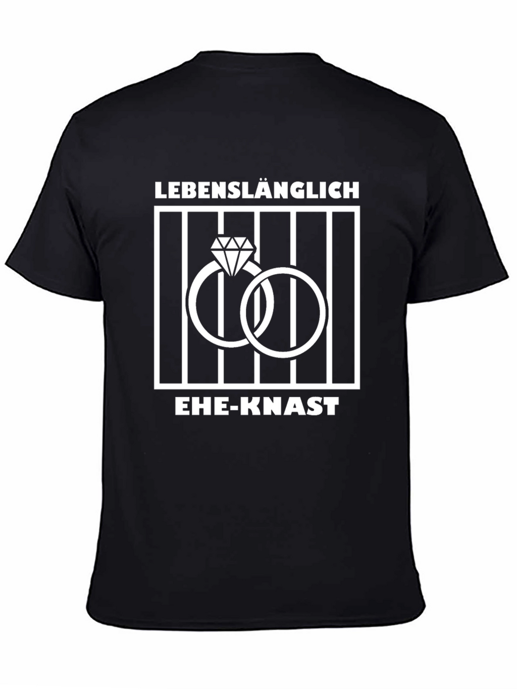Lifelong Marriage Sentence T-Shirt - Funny Wedding Rings Design