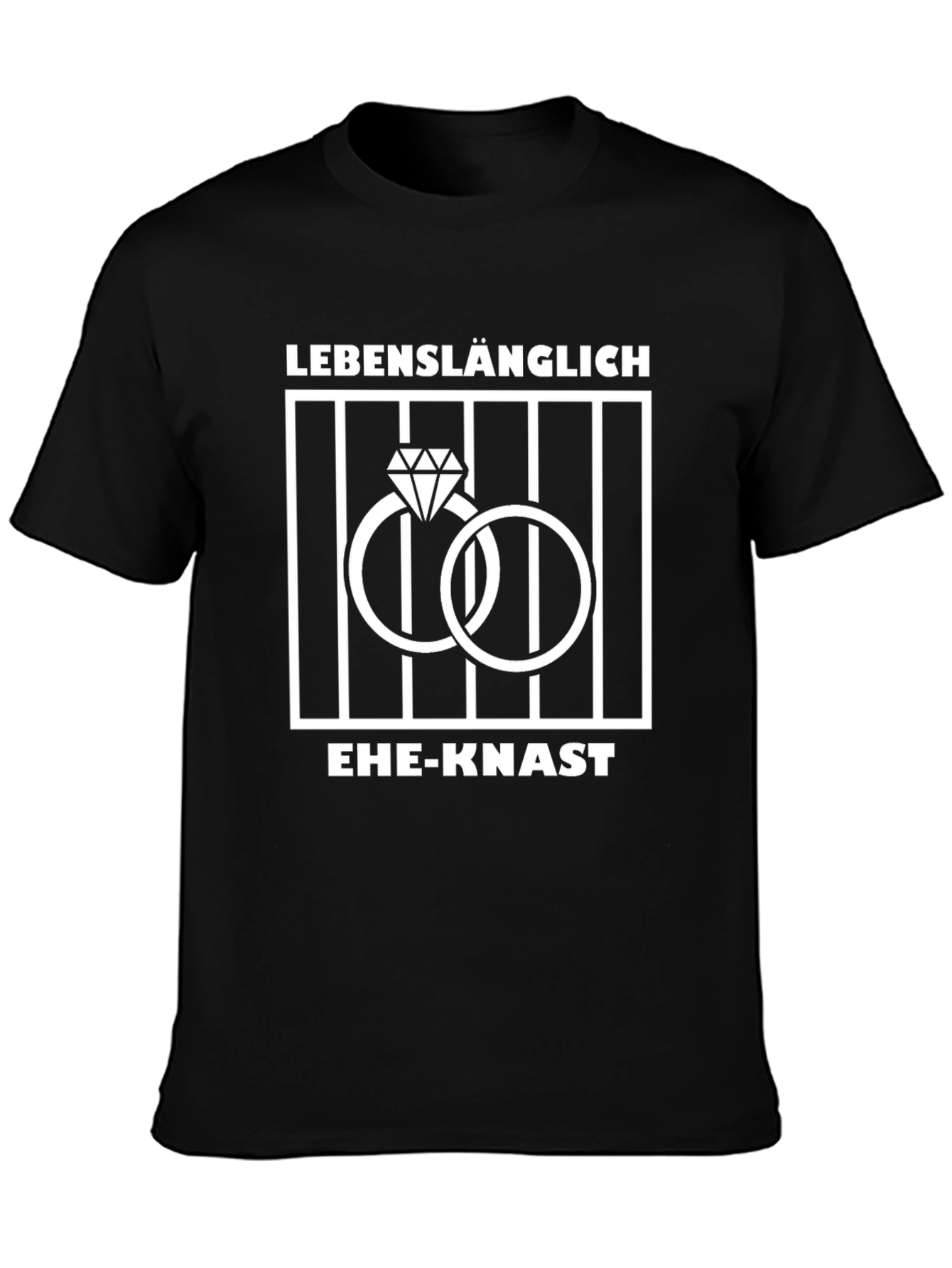 Lifelong Marriage Sentence T-Shirt - Funny Wedding Rings Design