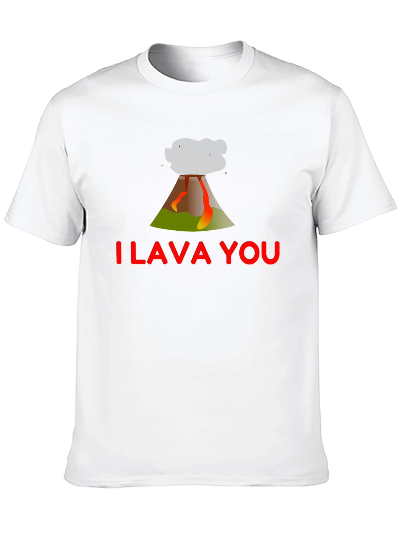 I Lava You Graphic Tee - Trendy Black T-Shirt