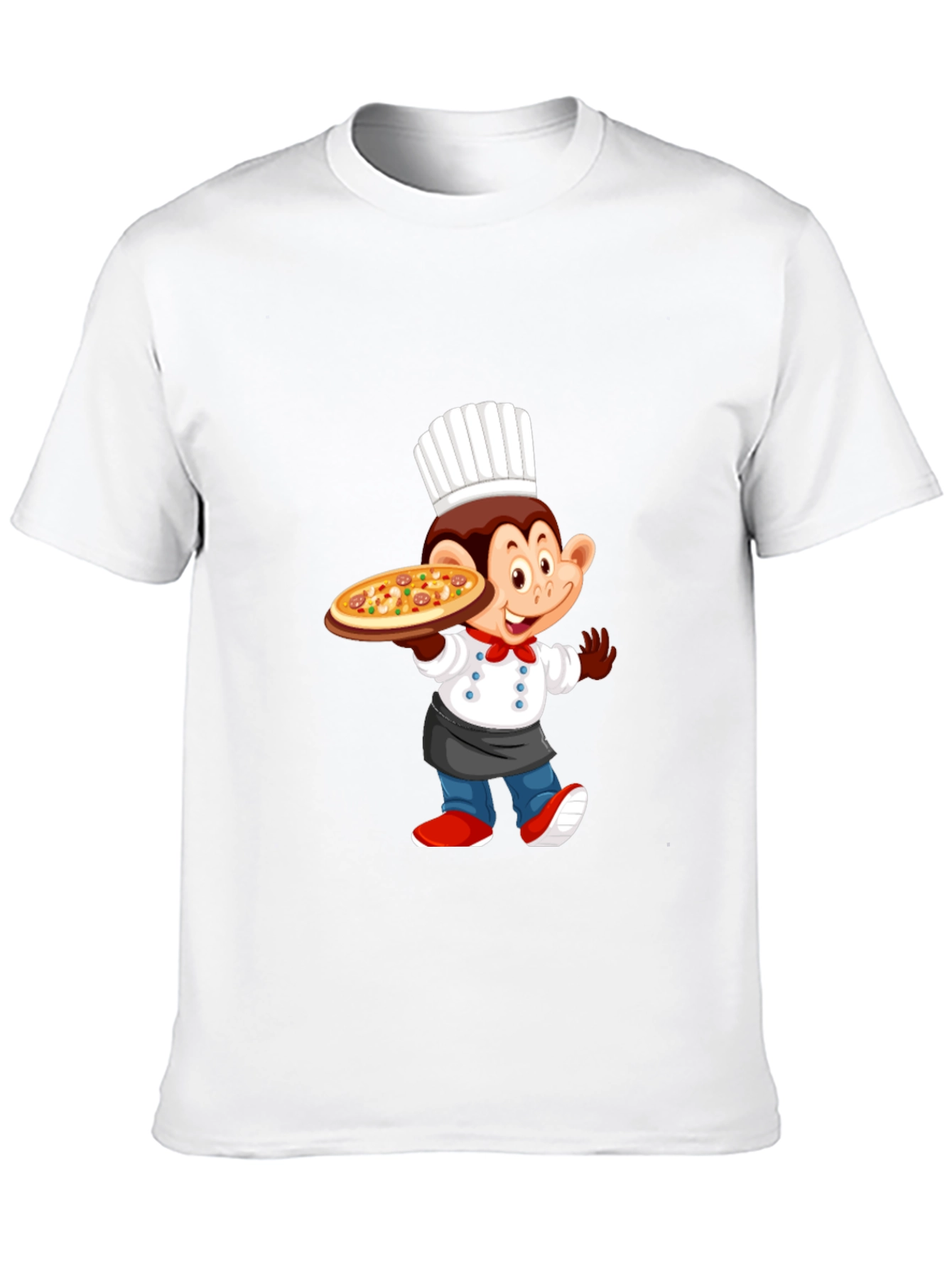 Chef Monkey Pizza T-Shirt