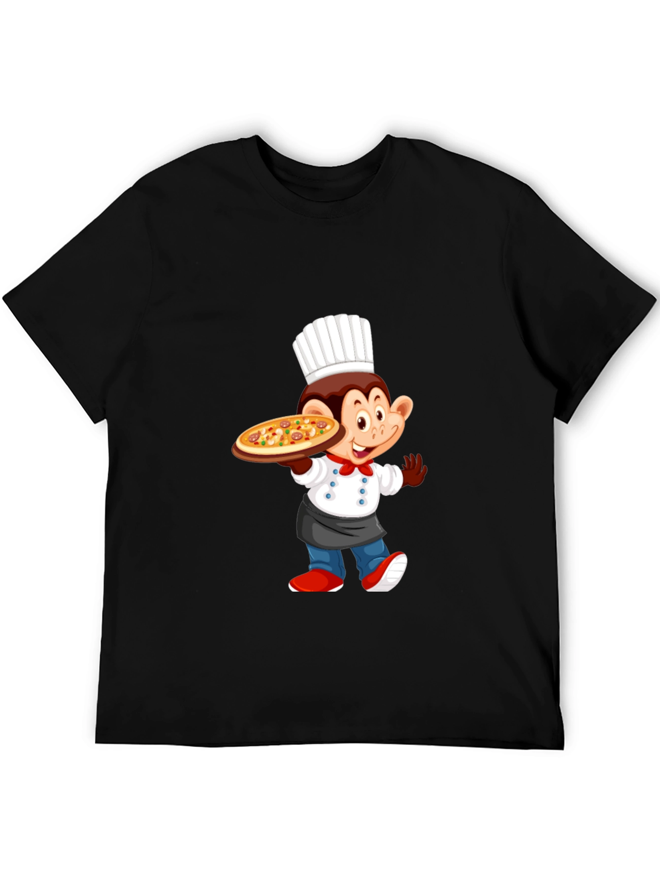 Chef Monkey Pizza T-Shirt