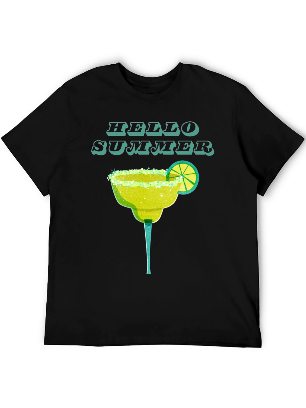 Hello Summer Margarita T-Shirt - Trendy Graphic Tee