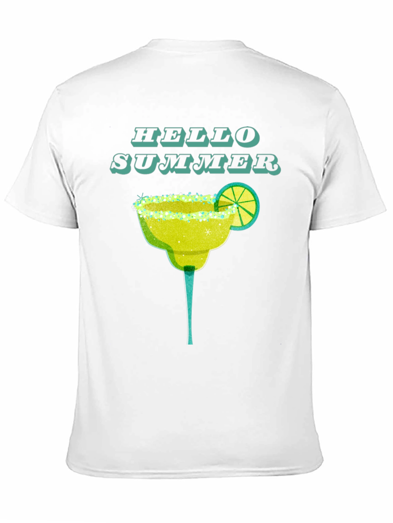Hello Summer Margarita T-Shirt - Trendy Graphic Tee