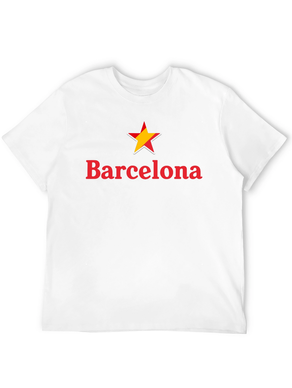 Barcelona Star Graphic Black T-Shirt