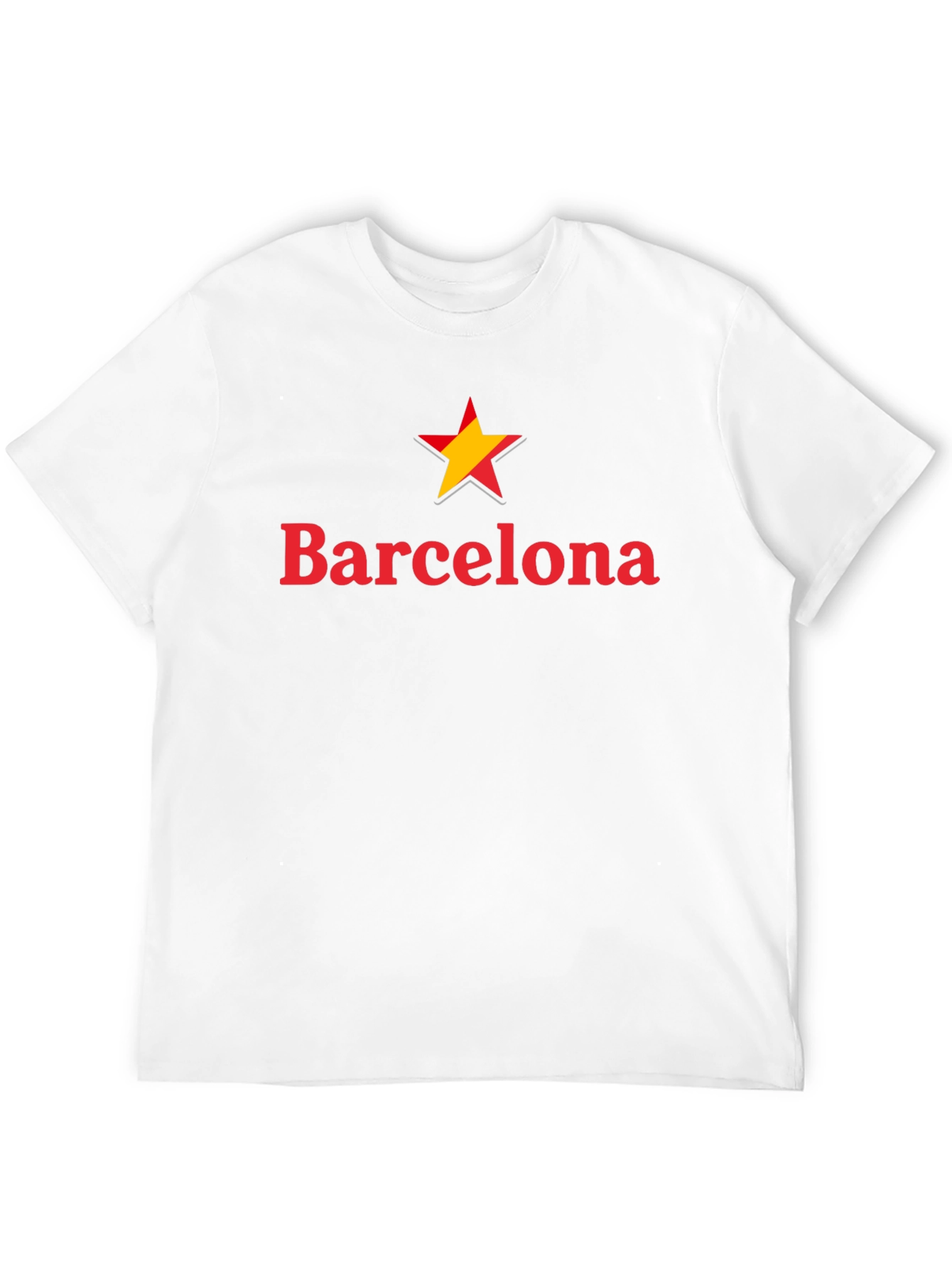 Barcelona Star Graphic Black T-Shirt