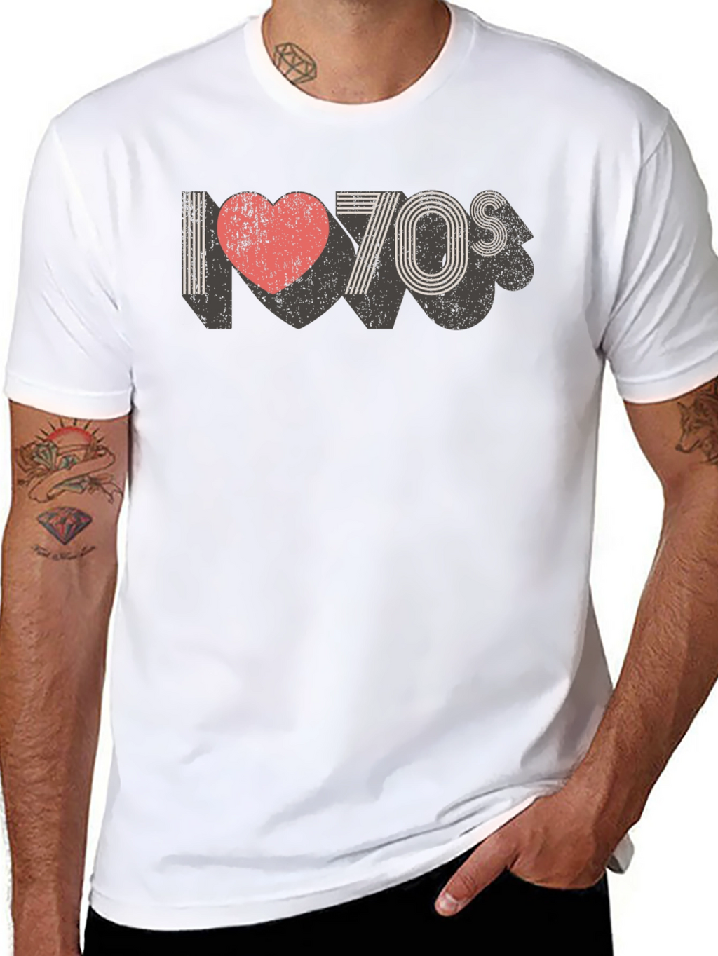 I Love the 70s Graphic Tee - Retro Style