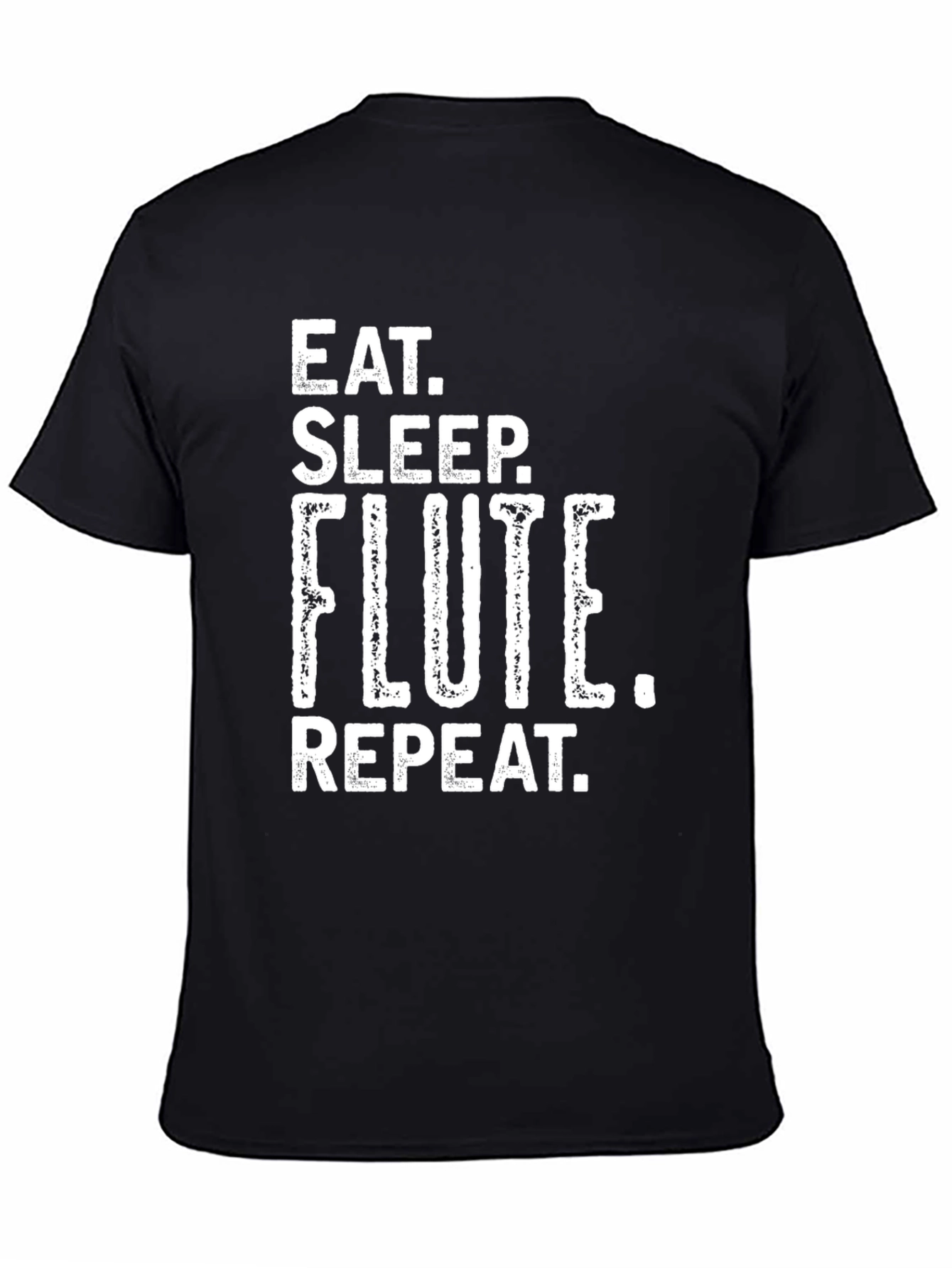 Eat Sleep Flute Repeat Graphic Tee