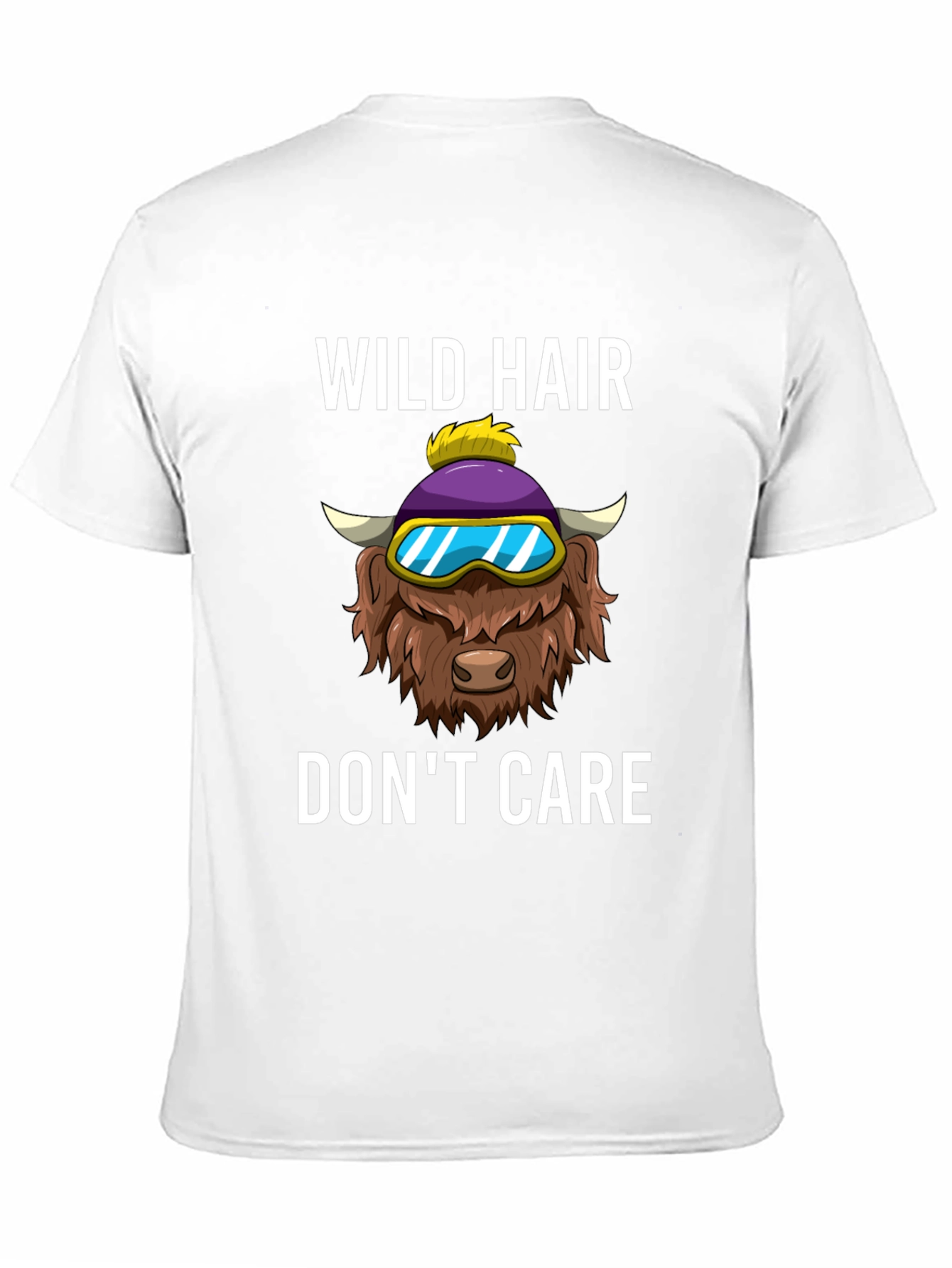 Wild Hair Dont Care Graphic Tee