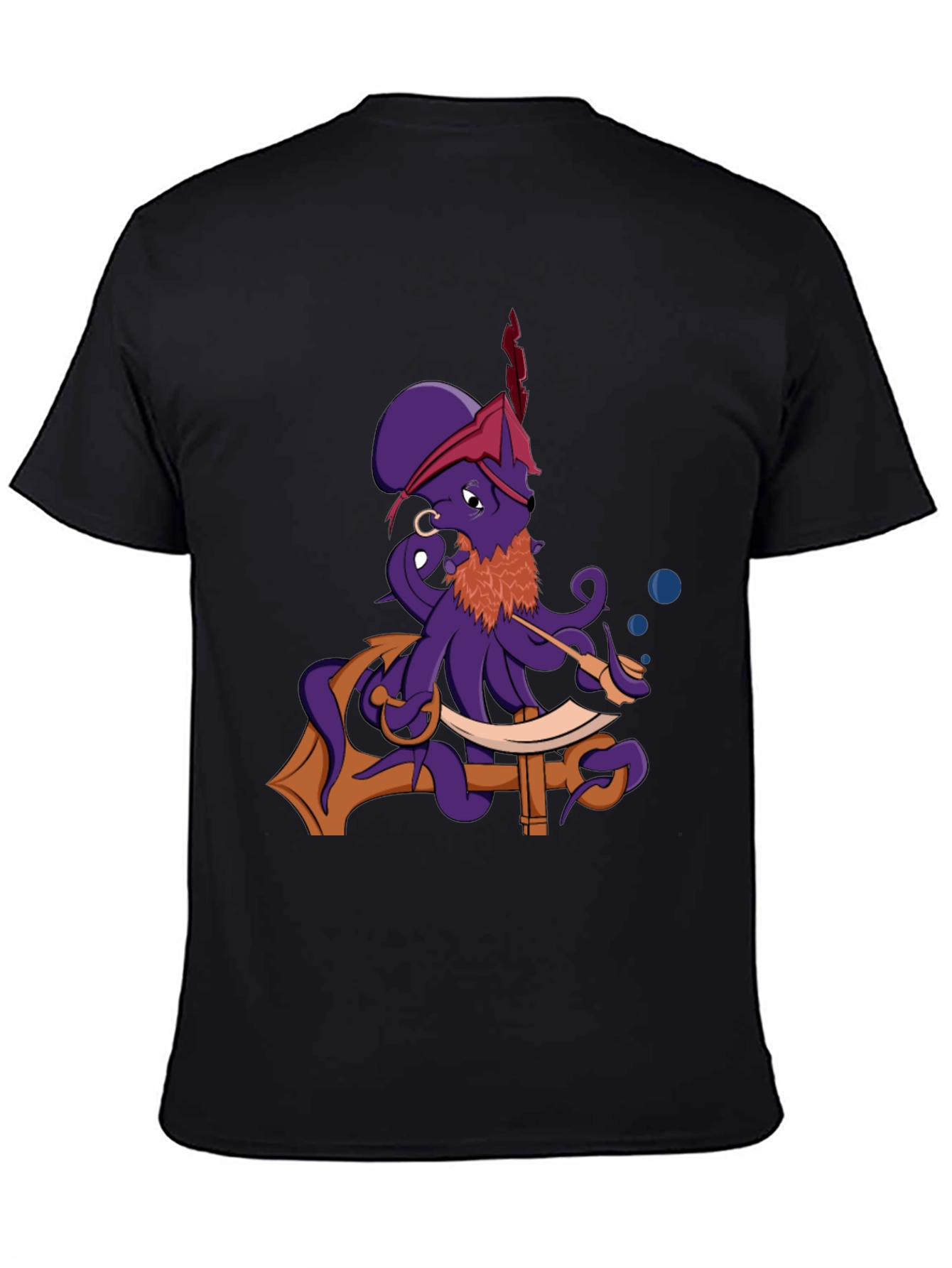 Pirate Octopus T-Shirt - Nautical Adventure