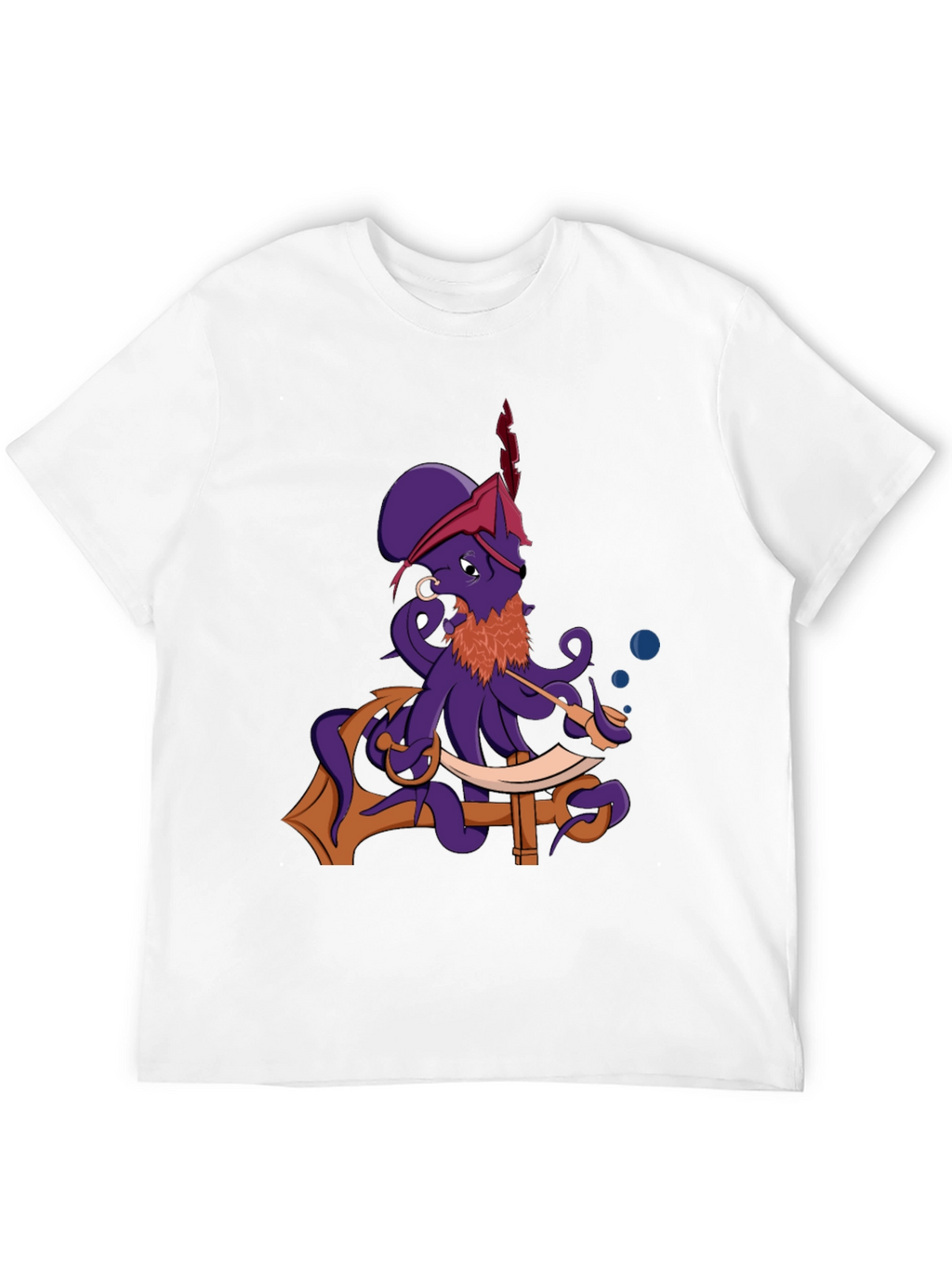 Pirate Octopus T-Shirt - Nautical Adventure