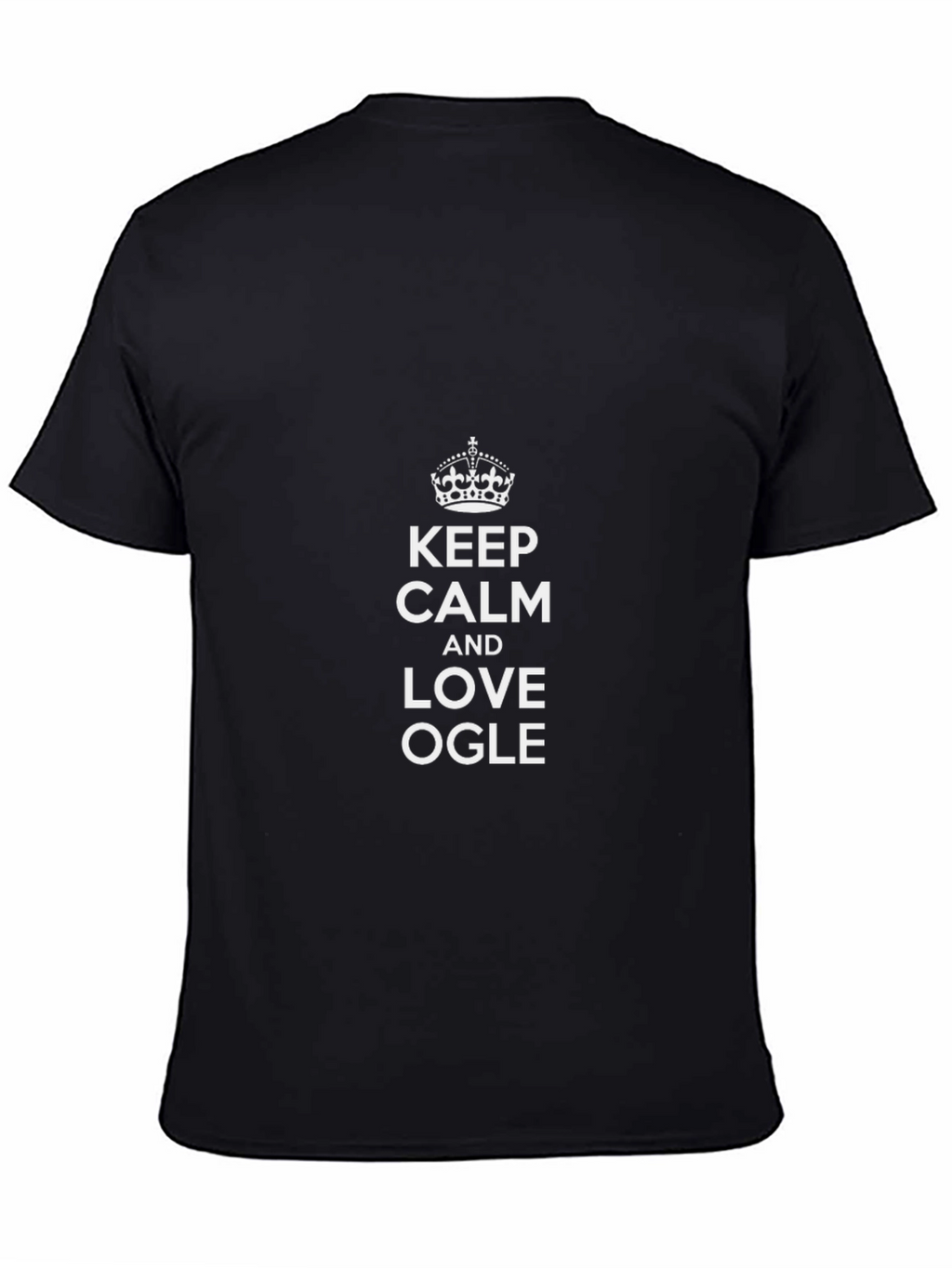 Keep Calm and Love Ogle Black T-Shirt