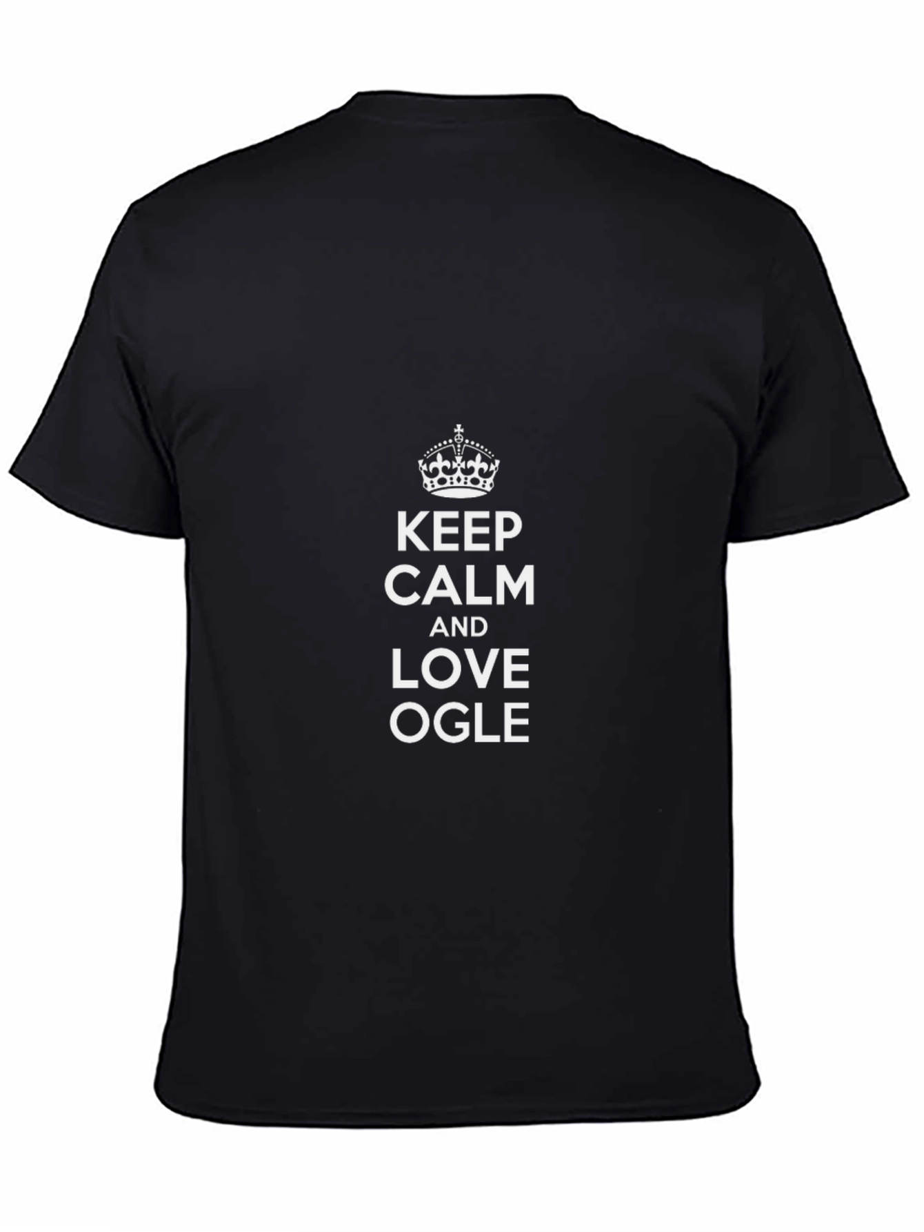 Keep Calm and Love Ogle Black T-Shirt