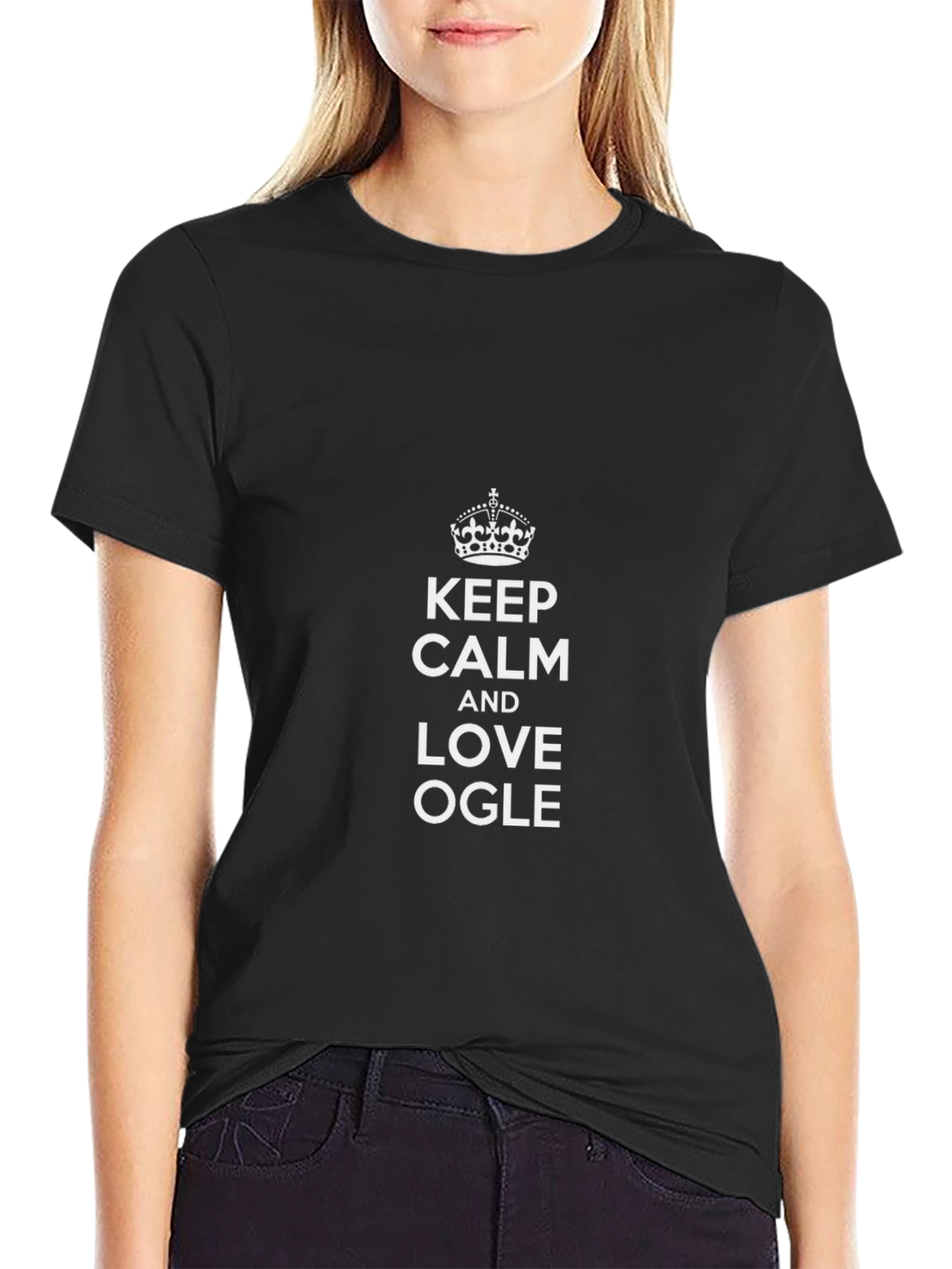 Keep Calm and Love Ogle Black T-Shirt