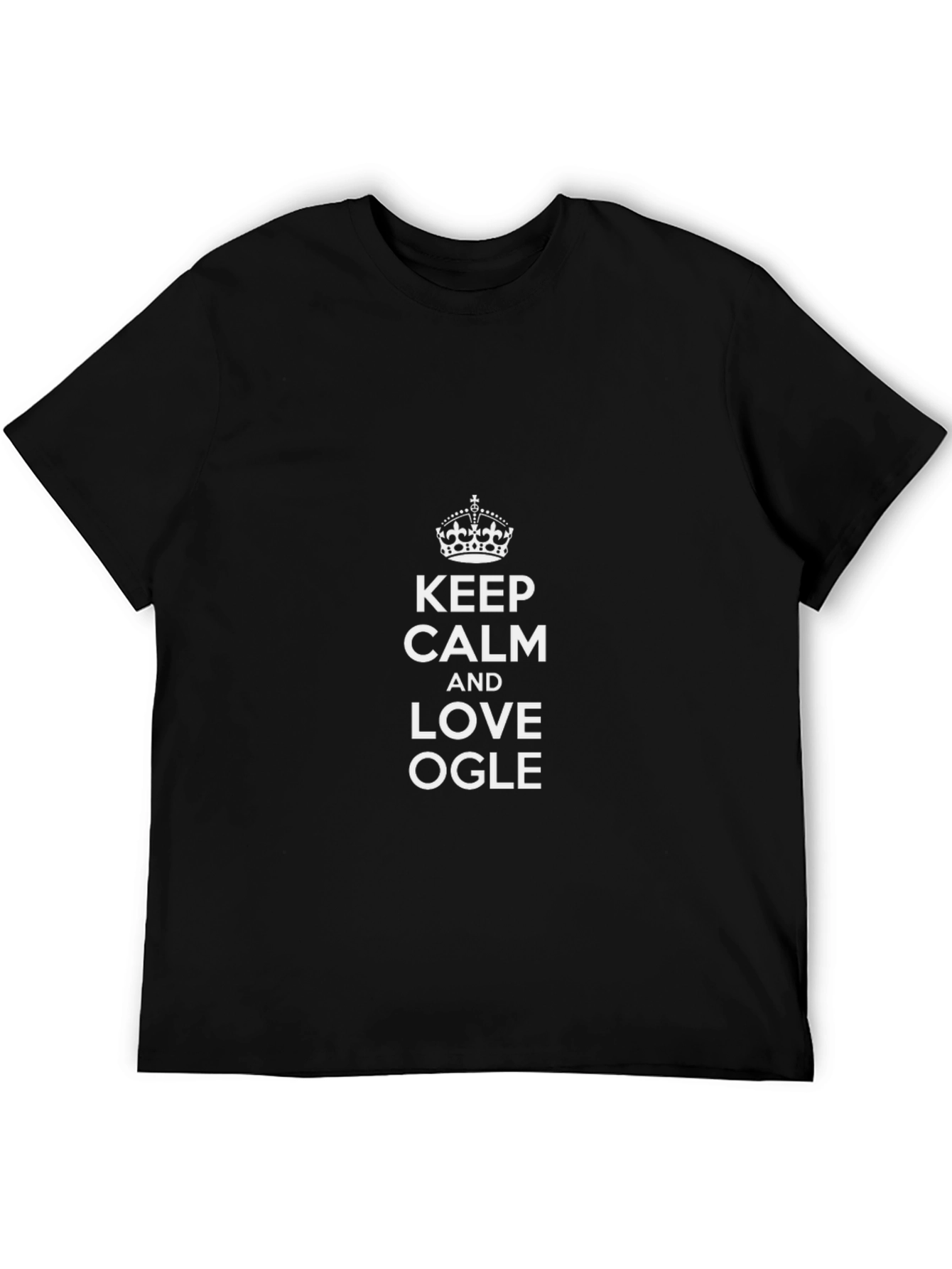 Keep Calm and Love Ogle Black T-Shirt