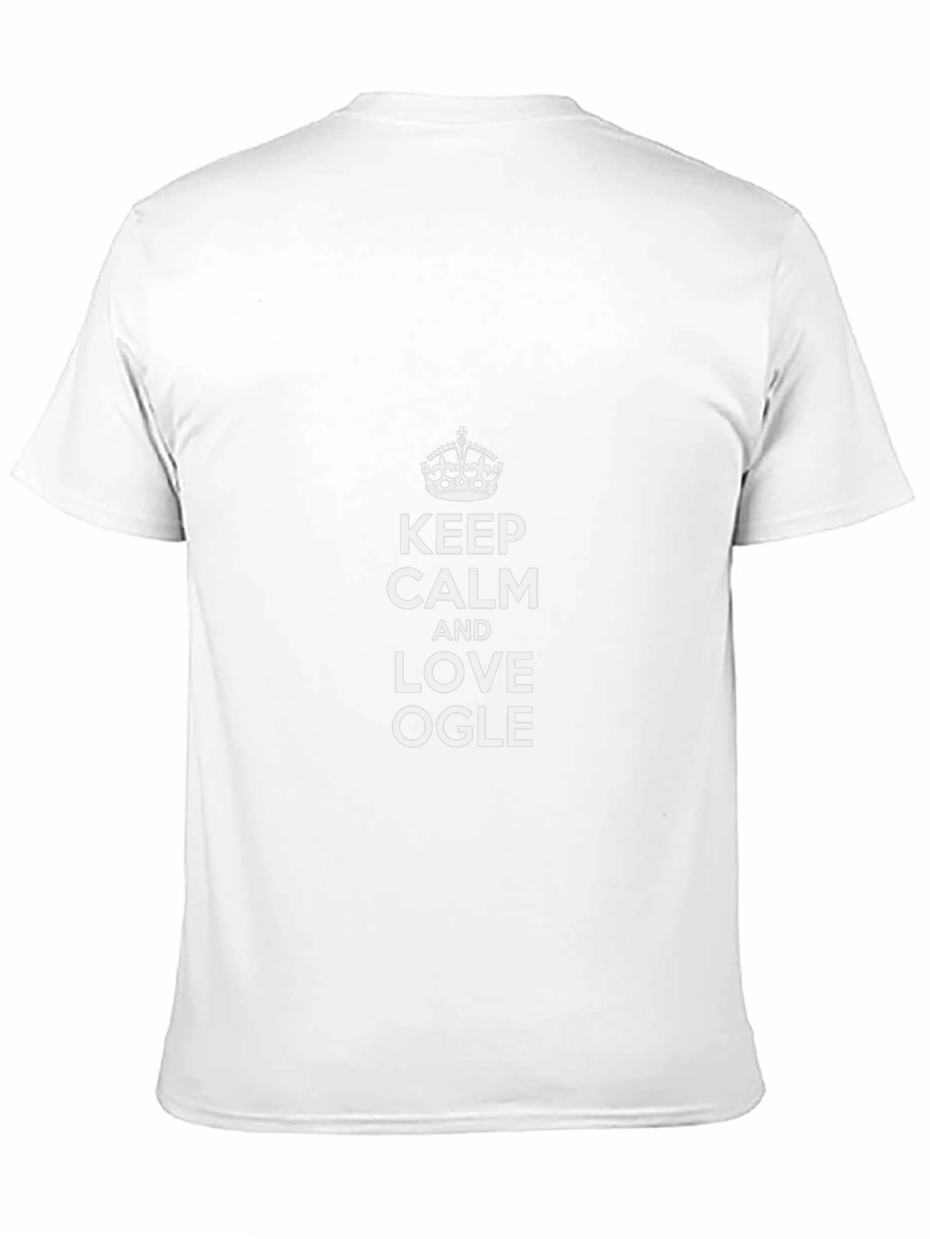 Keep Calm and Love Ogle Black T-Shirt