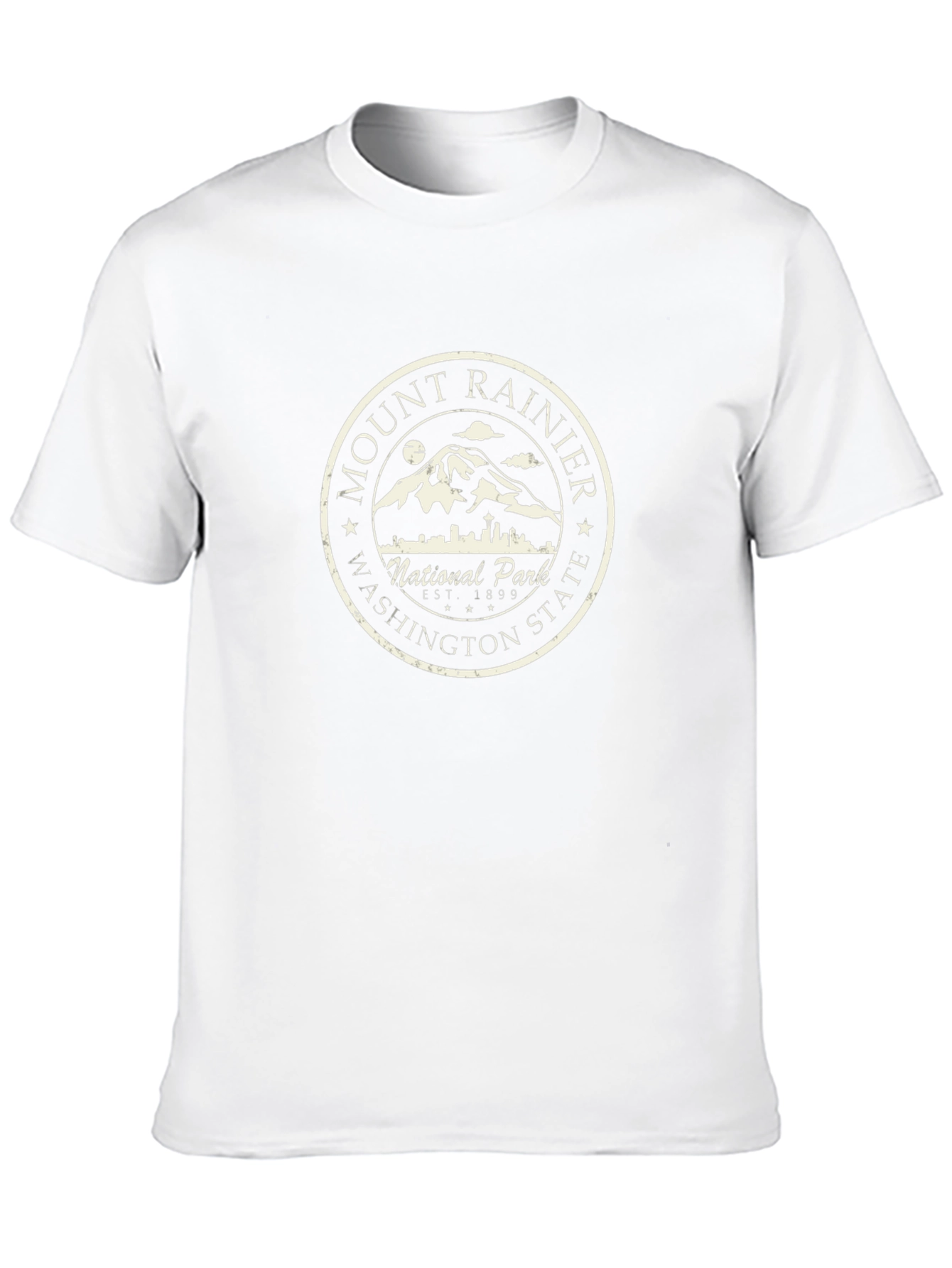 Mount Rainier National Park Graphic Tee - Black