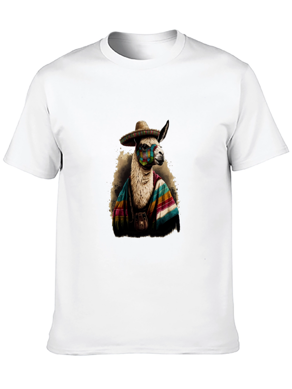 Mexican Llama Graphic T-Shirt