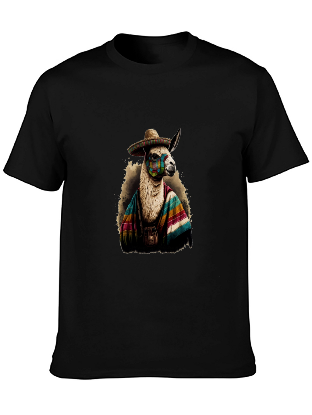 Mexican Llama Graphic T-Shirt