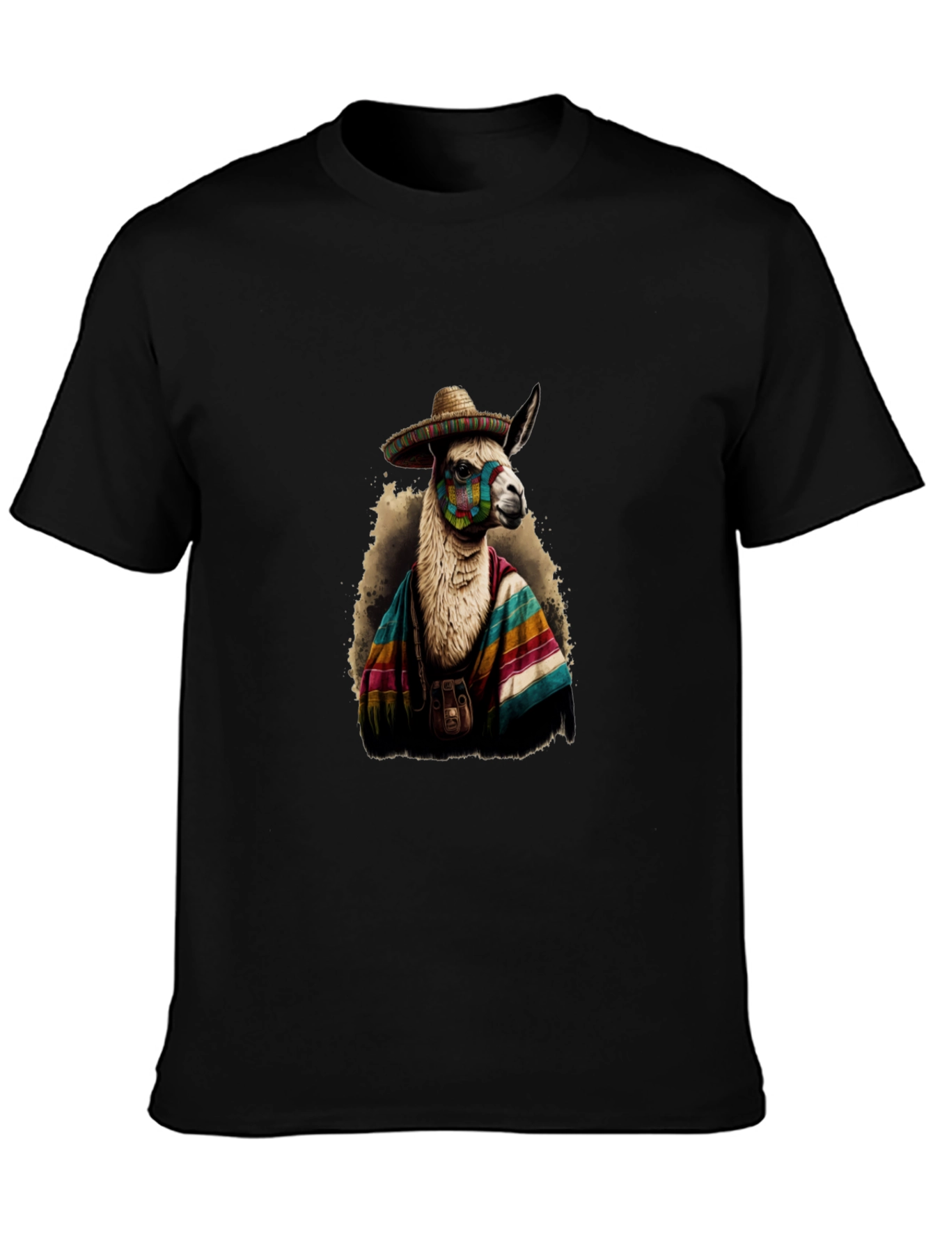 Mexican Llama Graphic T-Shirt