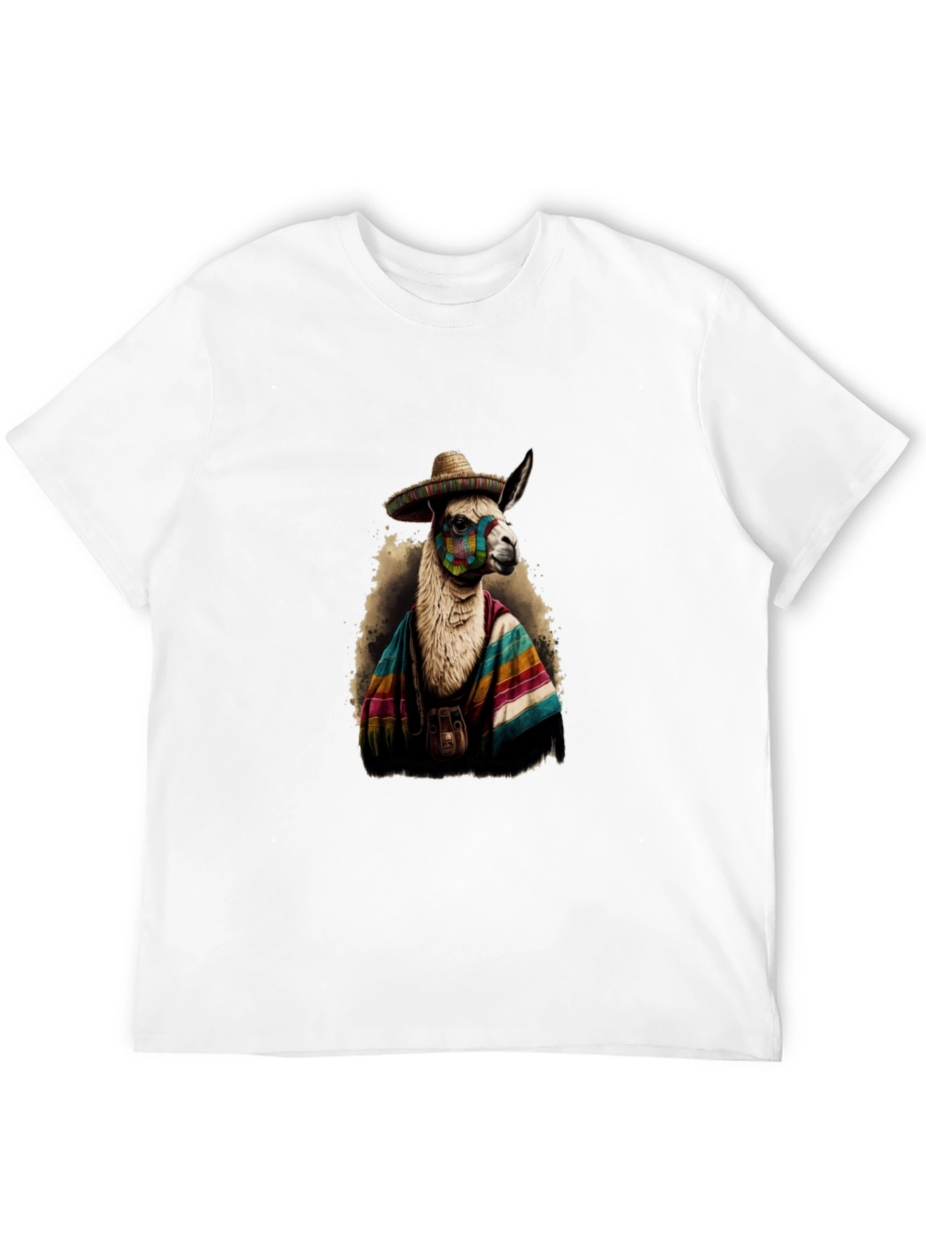 Mexican Llama Graphic T-Shirt