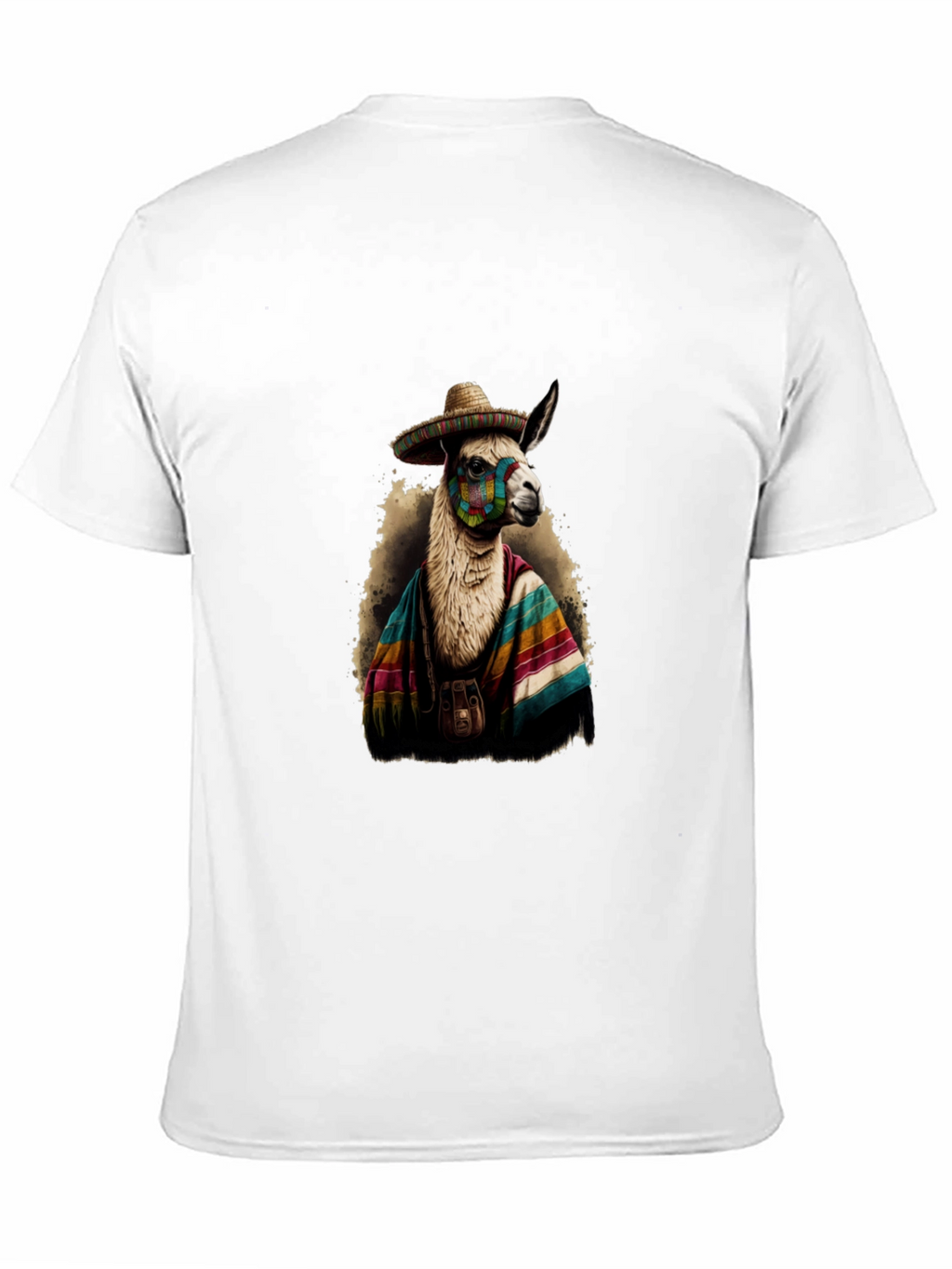 Mexican Llama Graphic T-Shirt