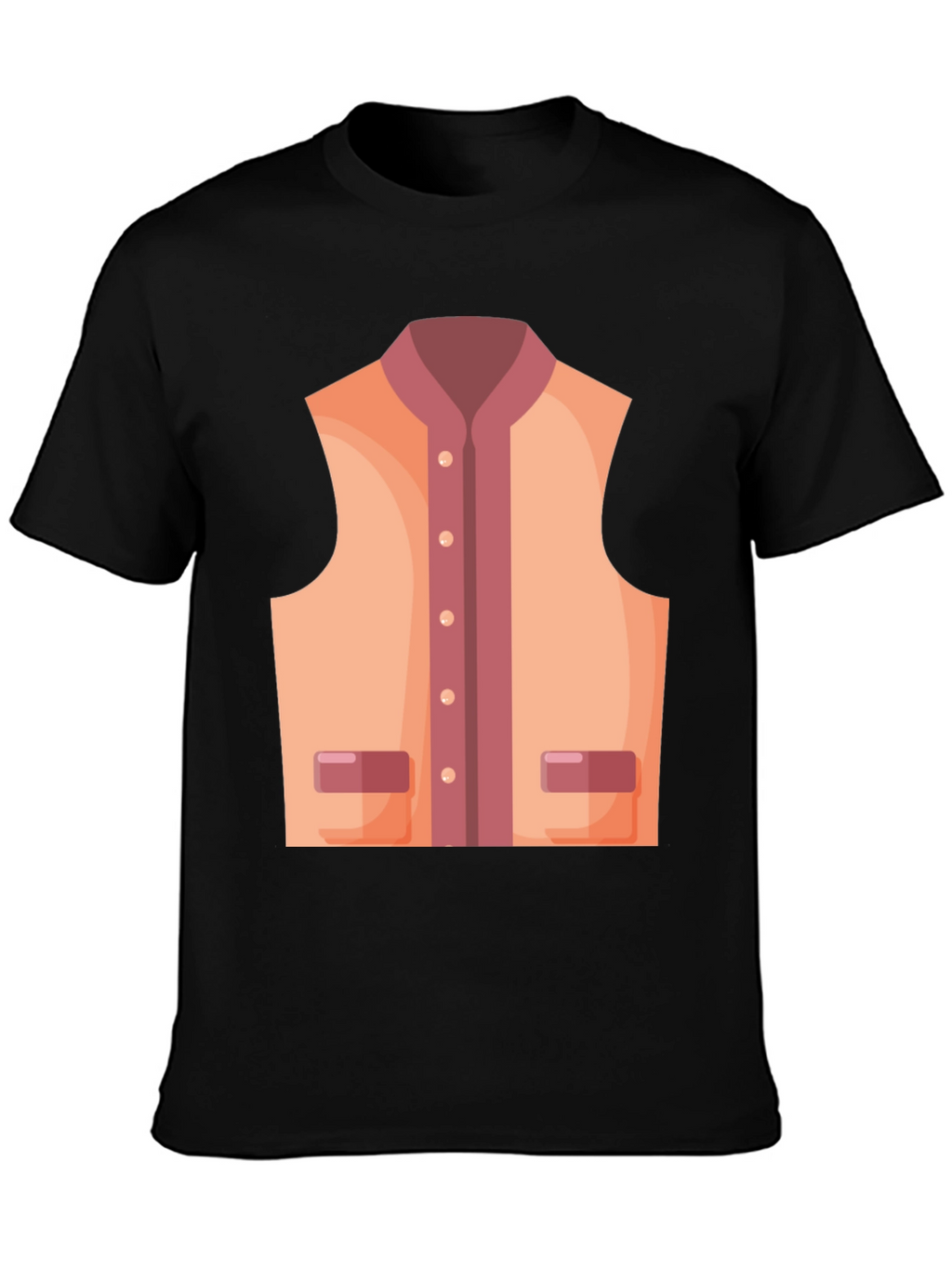 Novelty Vest Graphic T-Shirt
