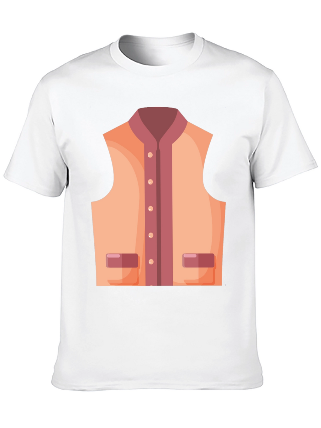 Novelty Vest Graphic T-Shirt