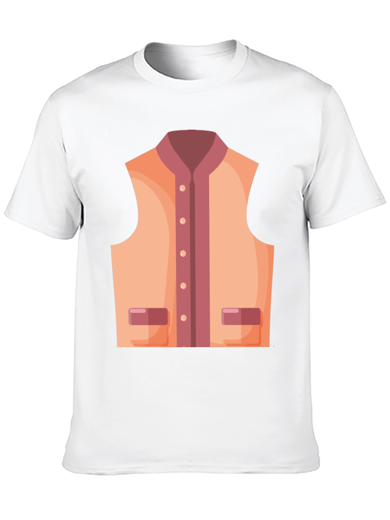 Novelty Vest Graphic T-Shirt