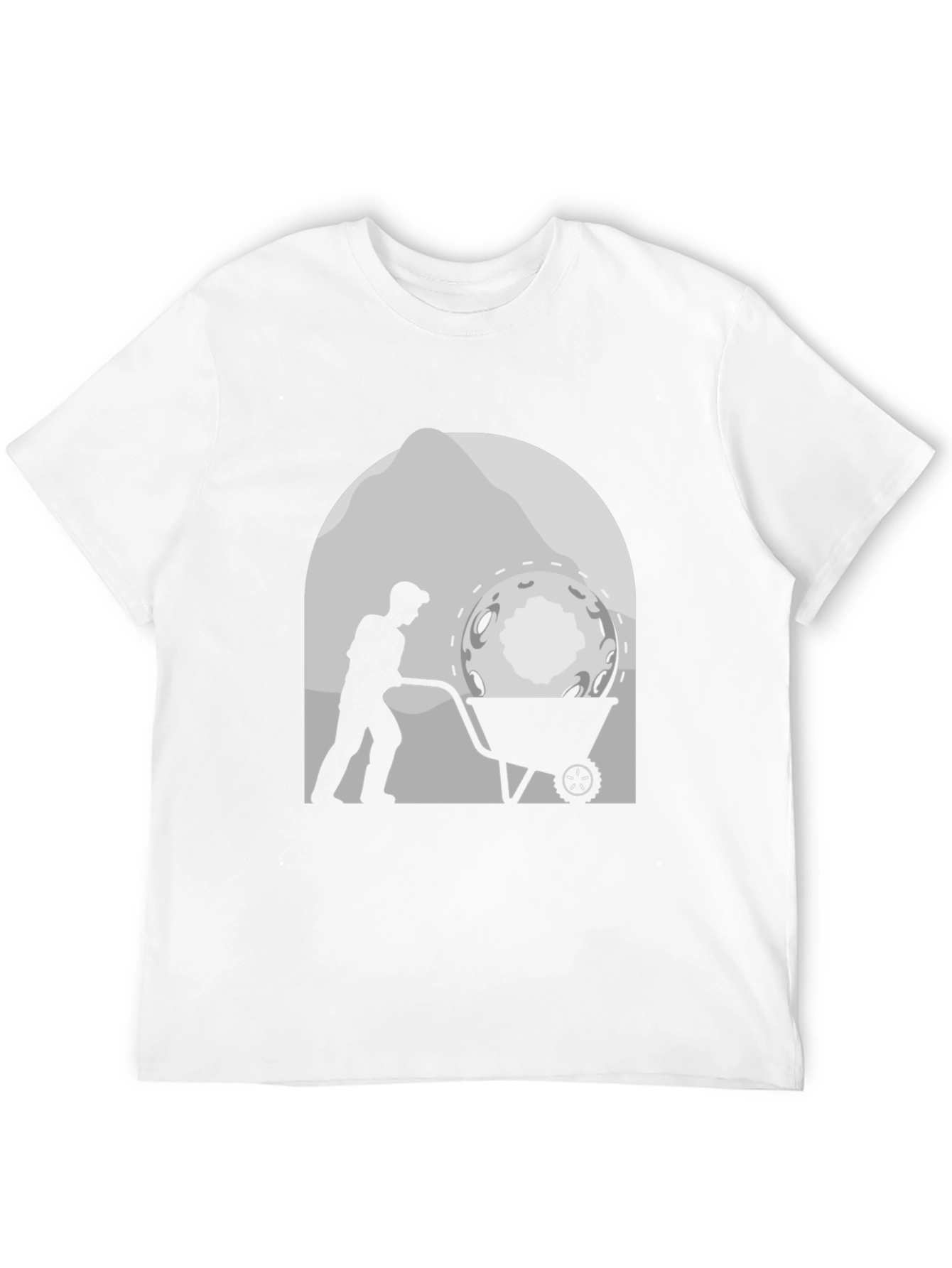 Lunar Miner T-Shirt - Novelty Graphic Tee