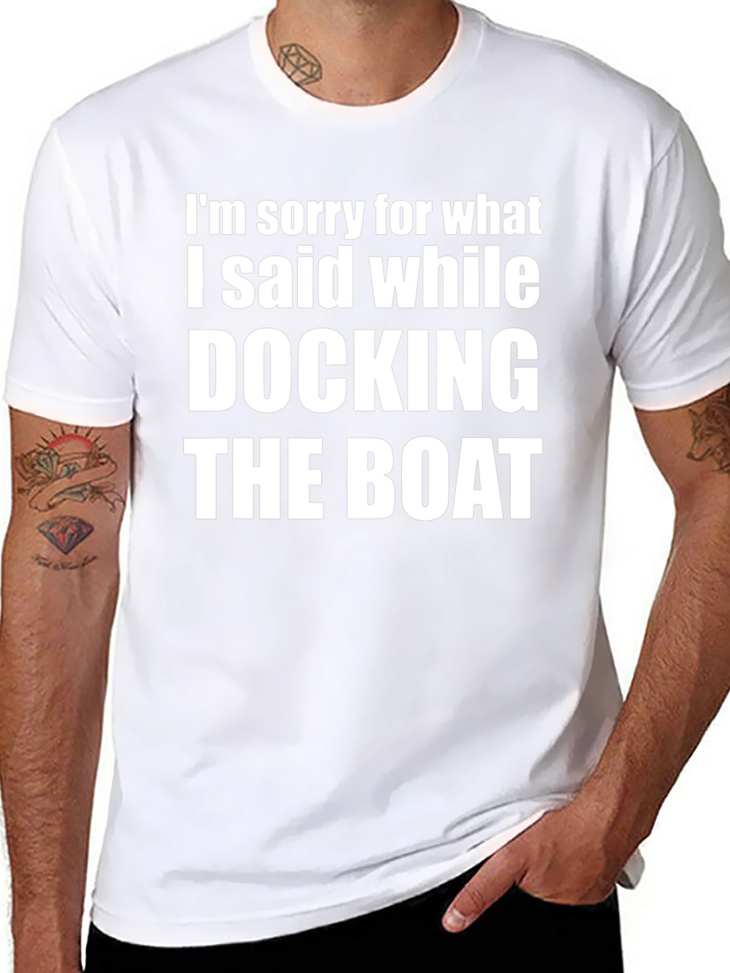 Docking The Boat Funny Slogan T-Shirt