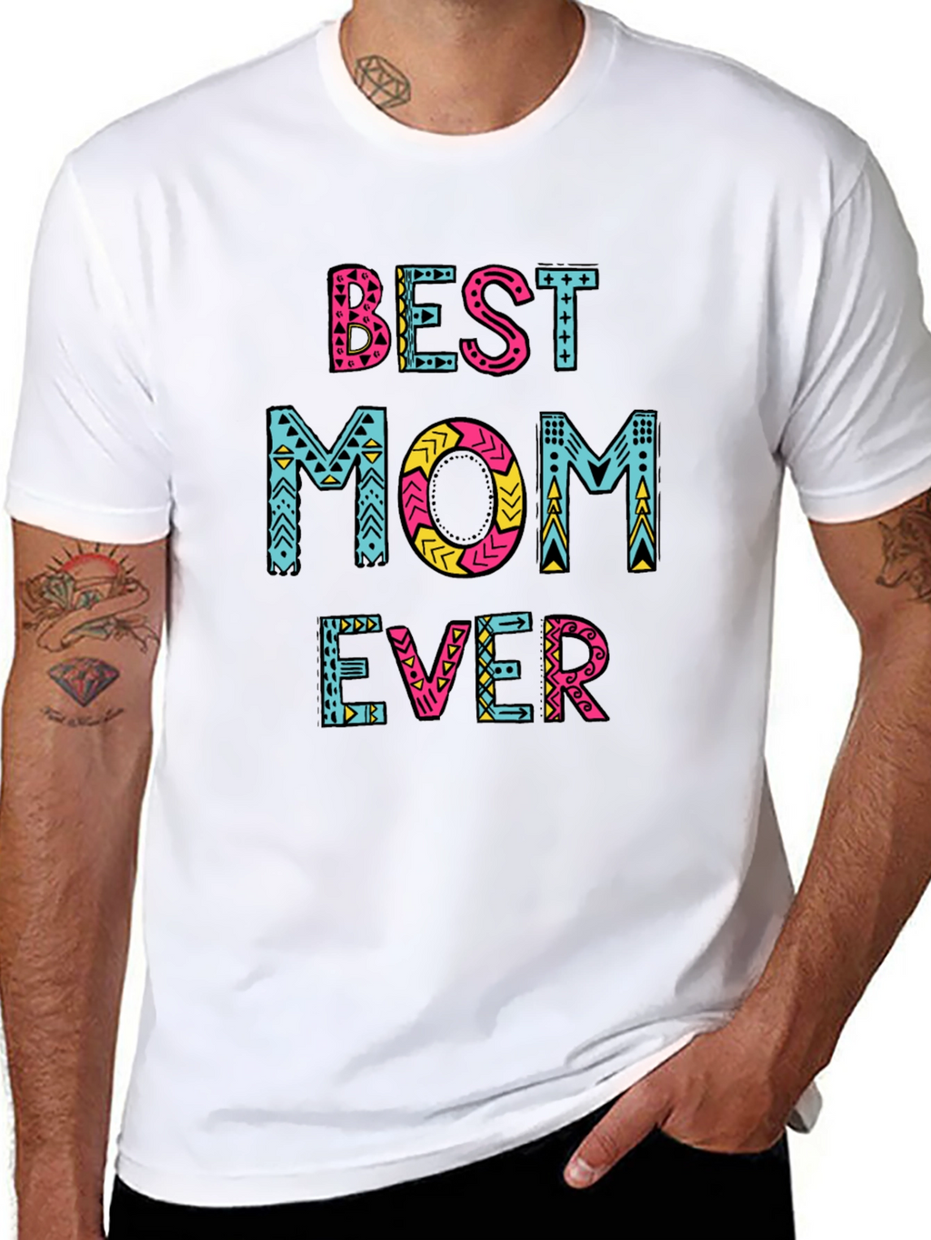 Best Mom Ever Graphic Tee - Trendy Unisex T-Shirt