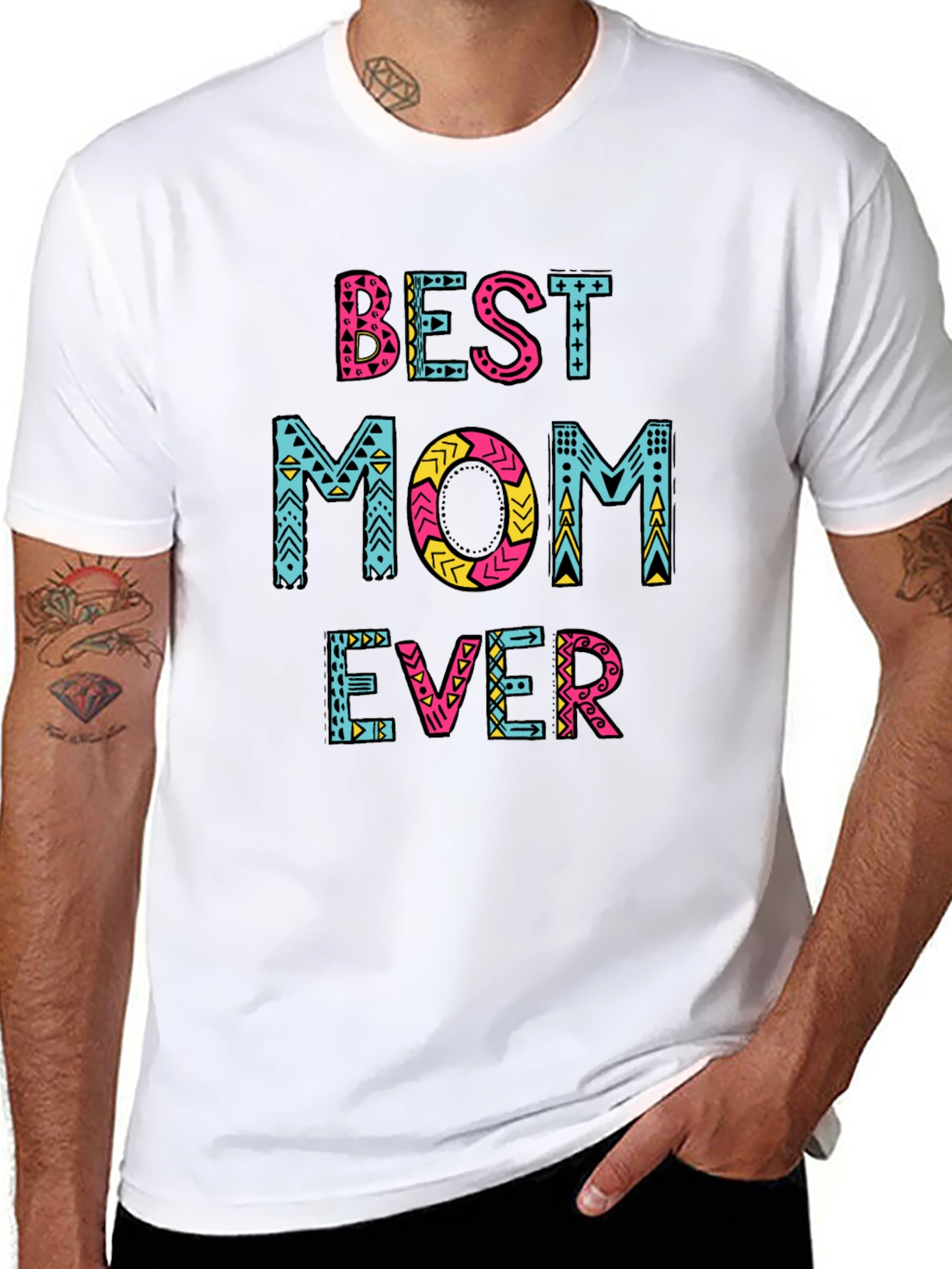 Best Mom Ever Graphic Tee - Trendy Unisex T-Shirt