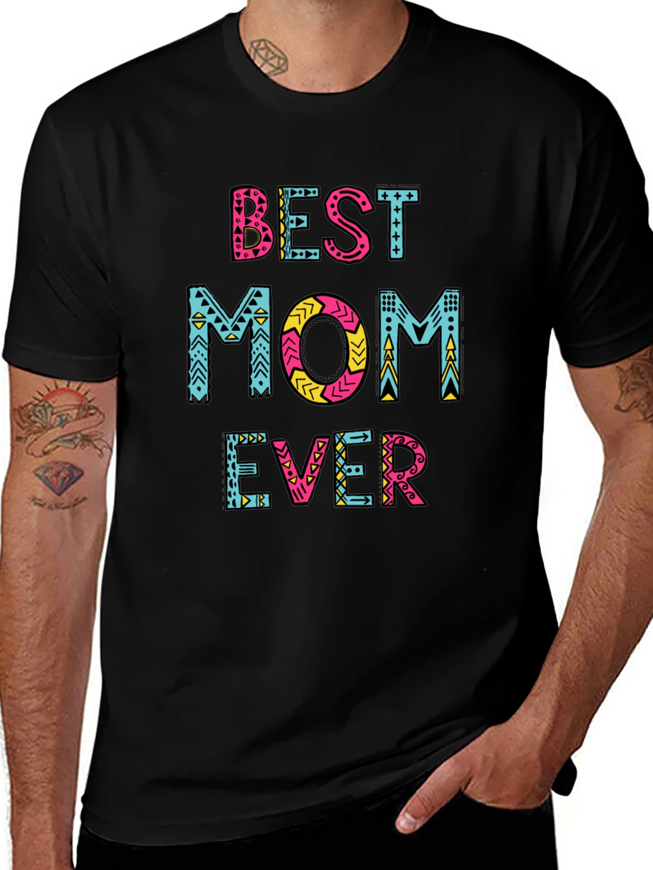 Best Mom Ever Graphic Tee - Trendy Unisex T-Shirt