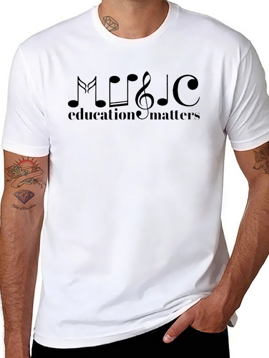 Music Education Matters Black T-Shirt